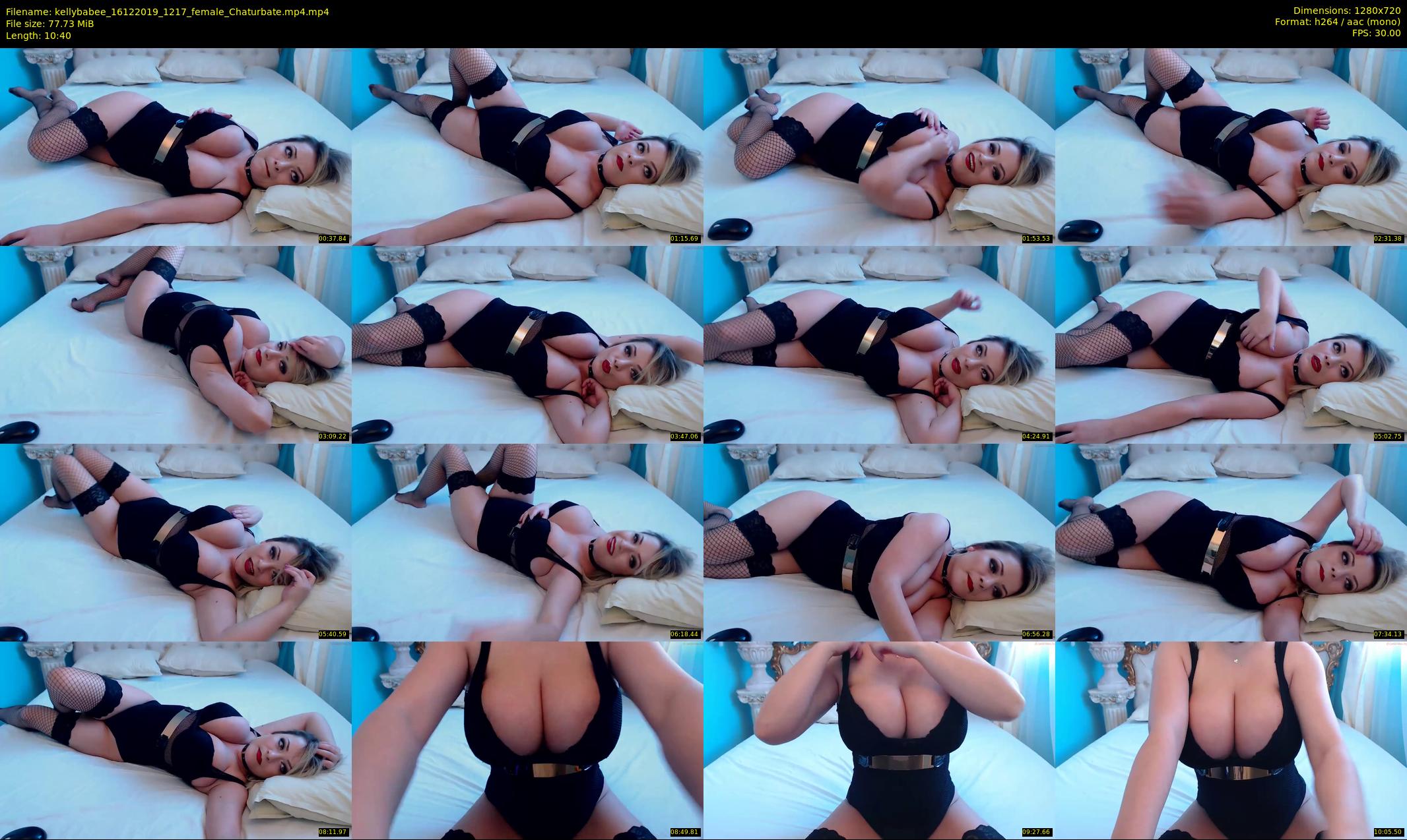 kellybabee — 11 minute Chaturbate female cam show recording, 720p, Dec 16, 2019