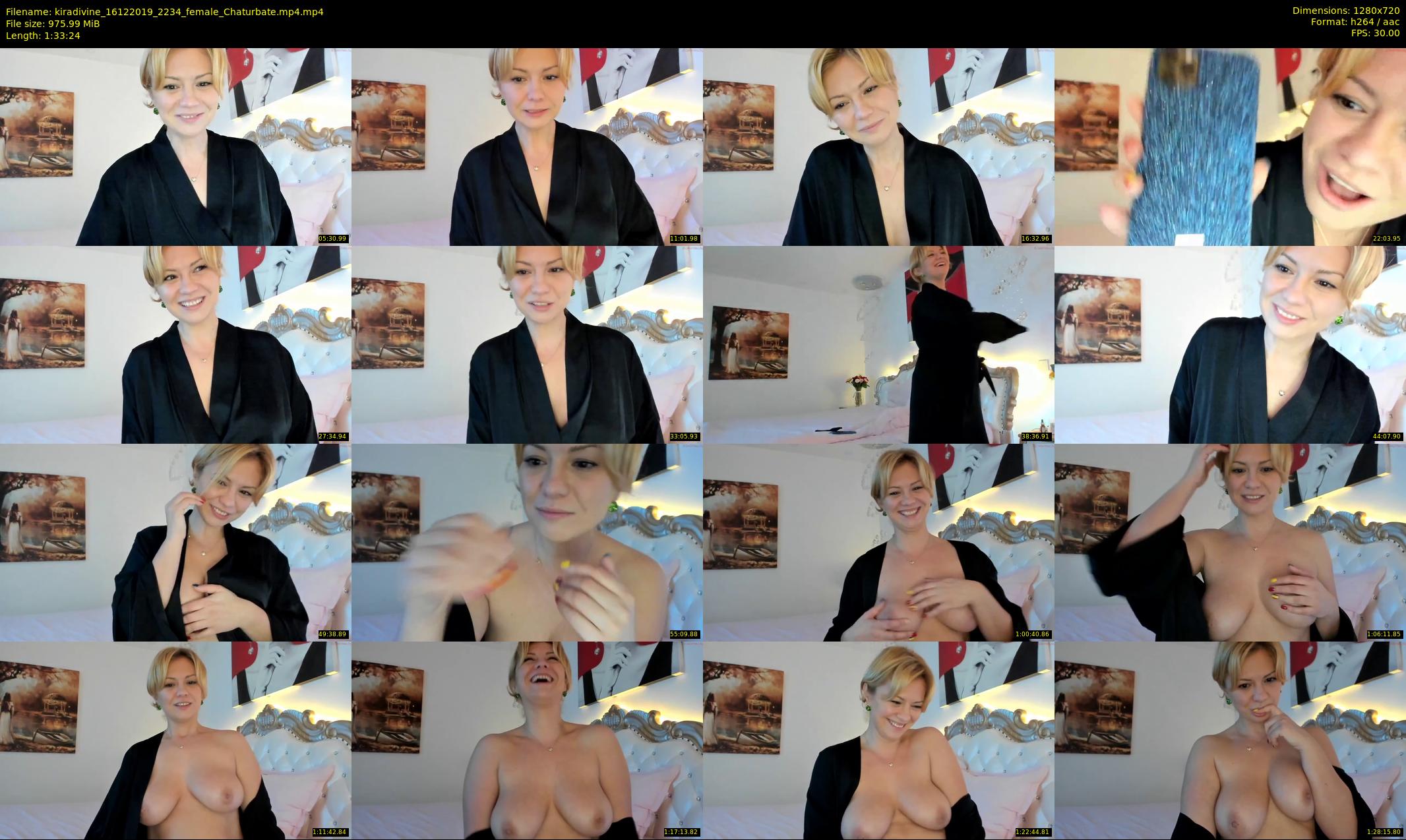 kiradivine — 94 minute Chaturbate female cam show recording, 720p, Dec 16, 2019