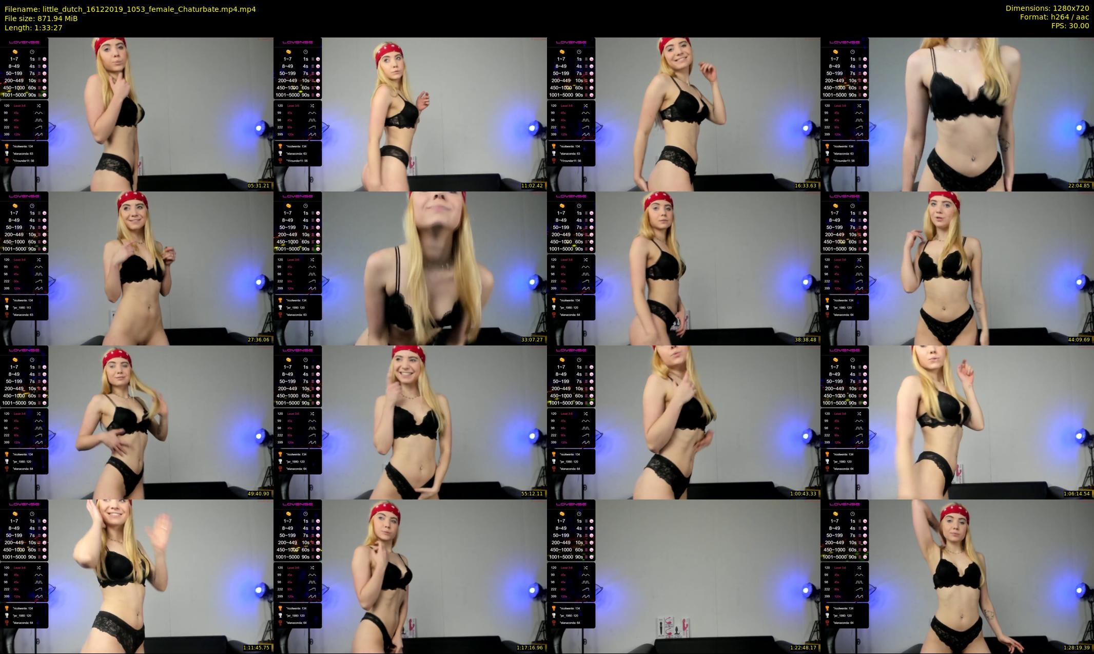 little_dutch — 94 minute Chaturbate female cam show recording, 720p, Dec 16, 2019