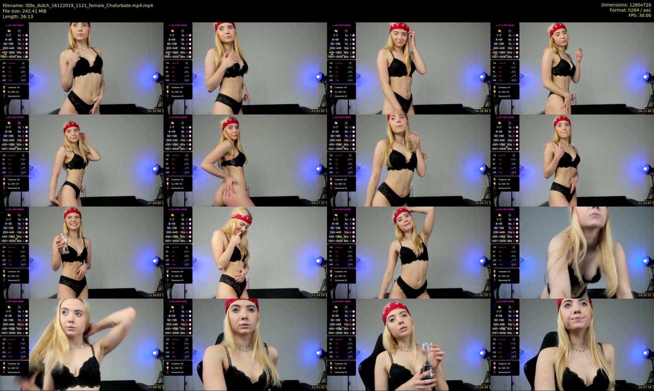 little_dutch — 27 minute Chaturbate female cam show recording, 720p, Dec 16, 2019