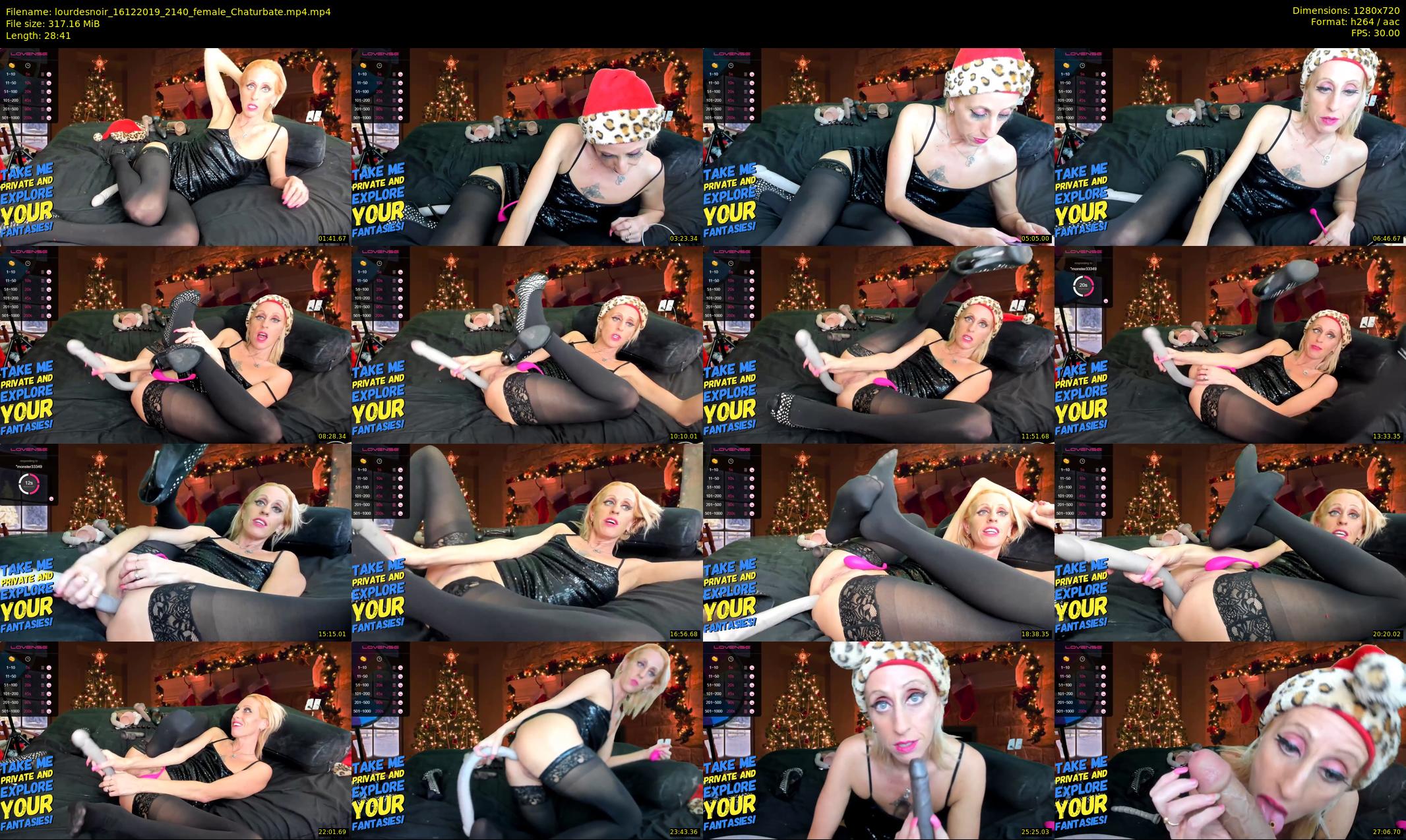 lourdesnoir — 29 minute Chaturbate female cam show recording, 720p, Dec 16, 2019