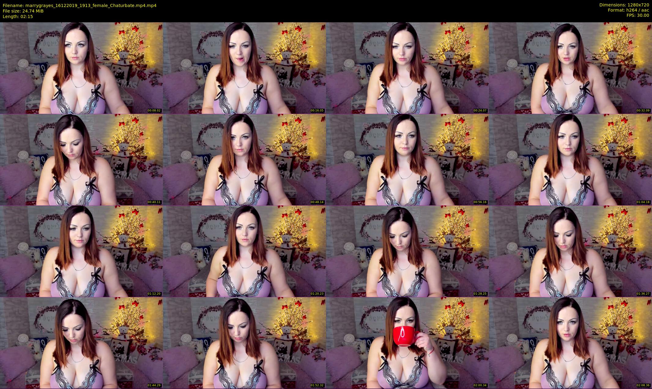 marrygrayes — 3 minute Chaturbate female cam show recording, 720p, Dec 16, 2019