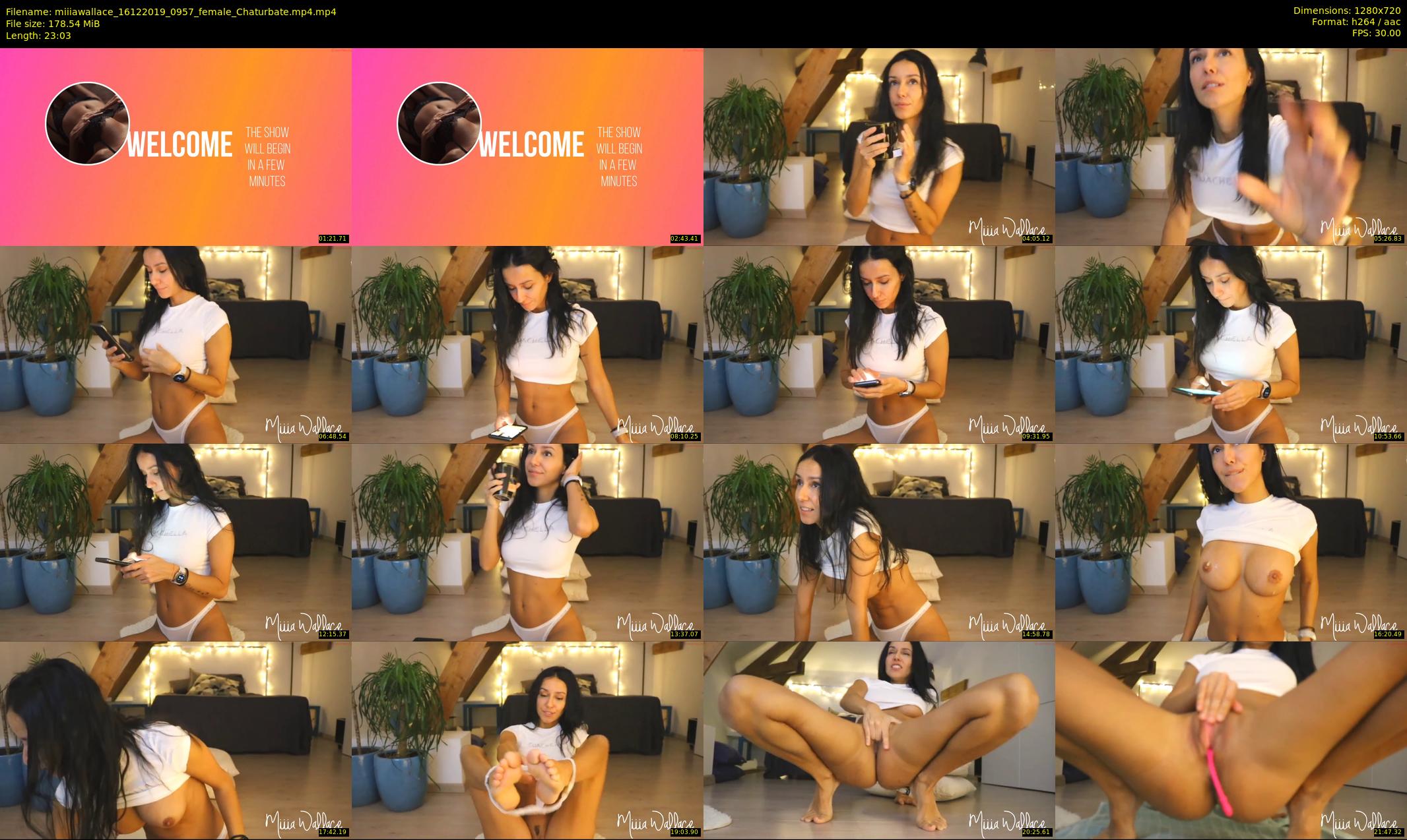 miiiawallace — 24 minute Chaturbate female cam show recording, 720p, Dec 16, 2019