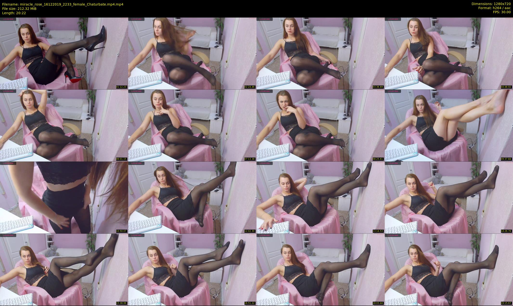 miracle_rose — 21 minute Chaturbate female cam show recording, 720p, Dec 16, 2019