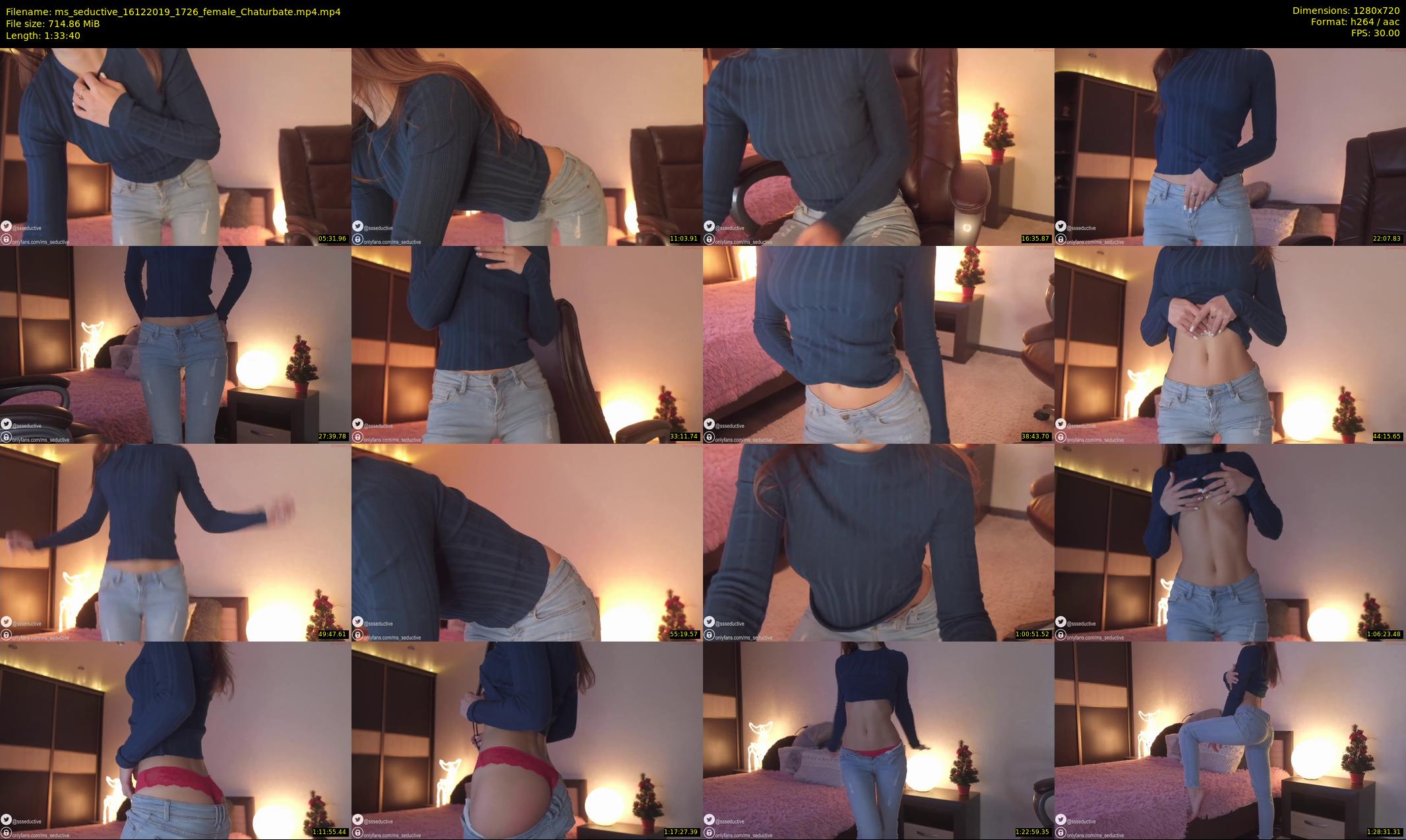 ms_seductive — 94 minute Chaturbate female cam show recording, 720p, Dec 16, 2019