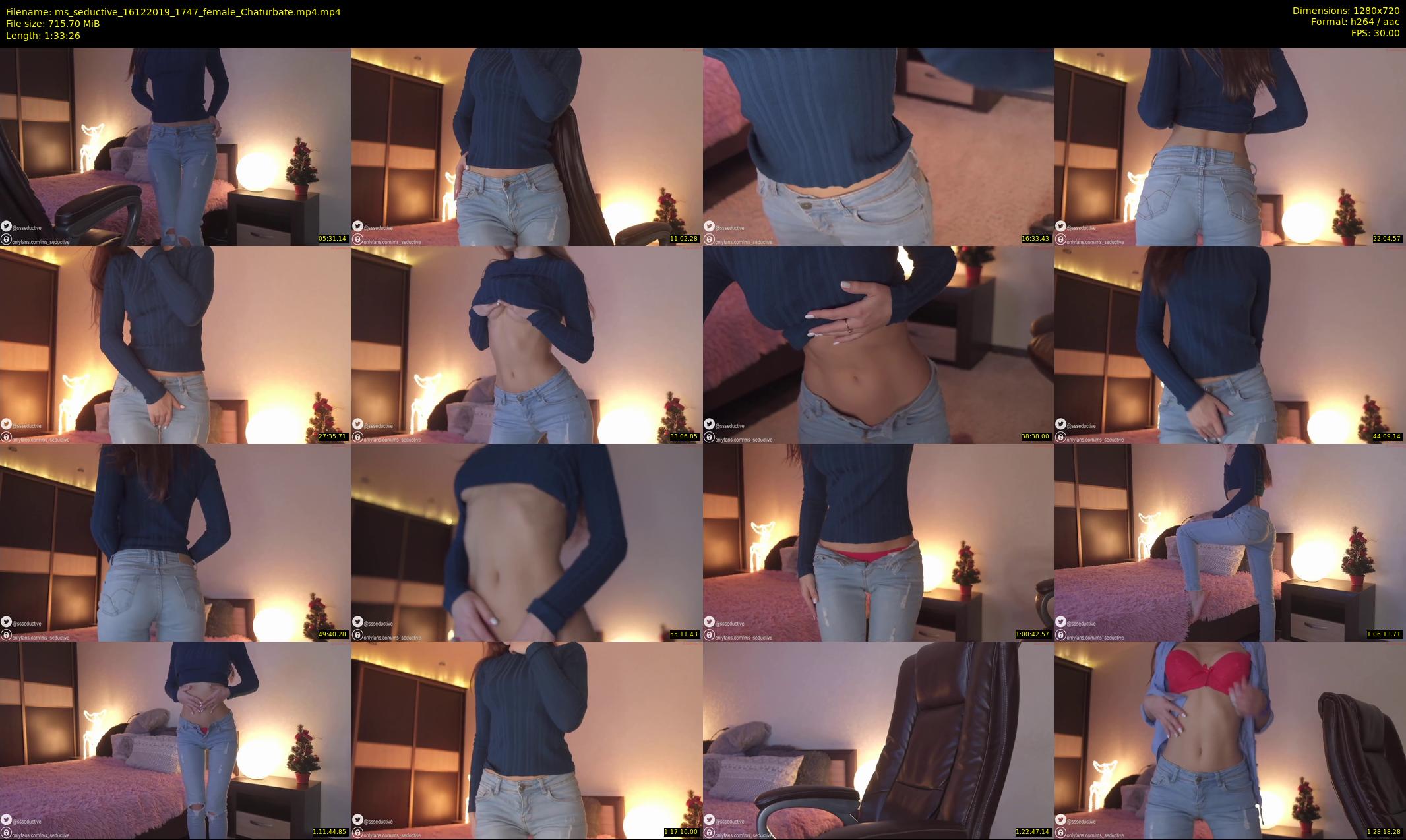 ms_seductive — 94 minute Chaturbate female cam show recording, 720p, Dec 16, 2019