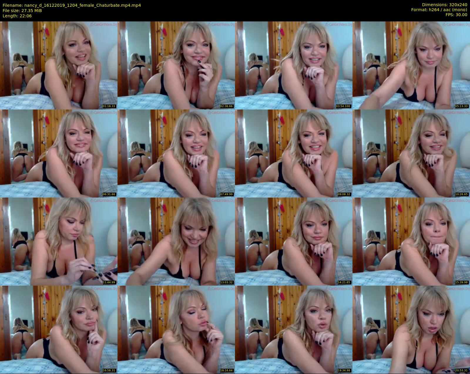 nancy_d — 23 minute Chaturbate female cam show recording, SD, Dec 16, 2019