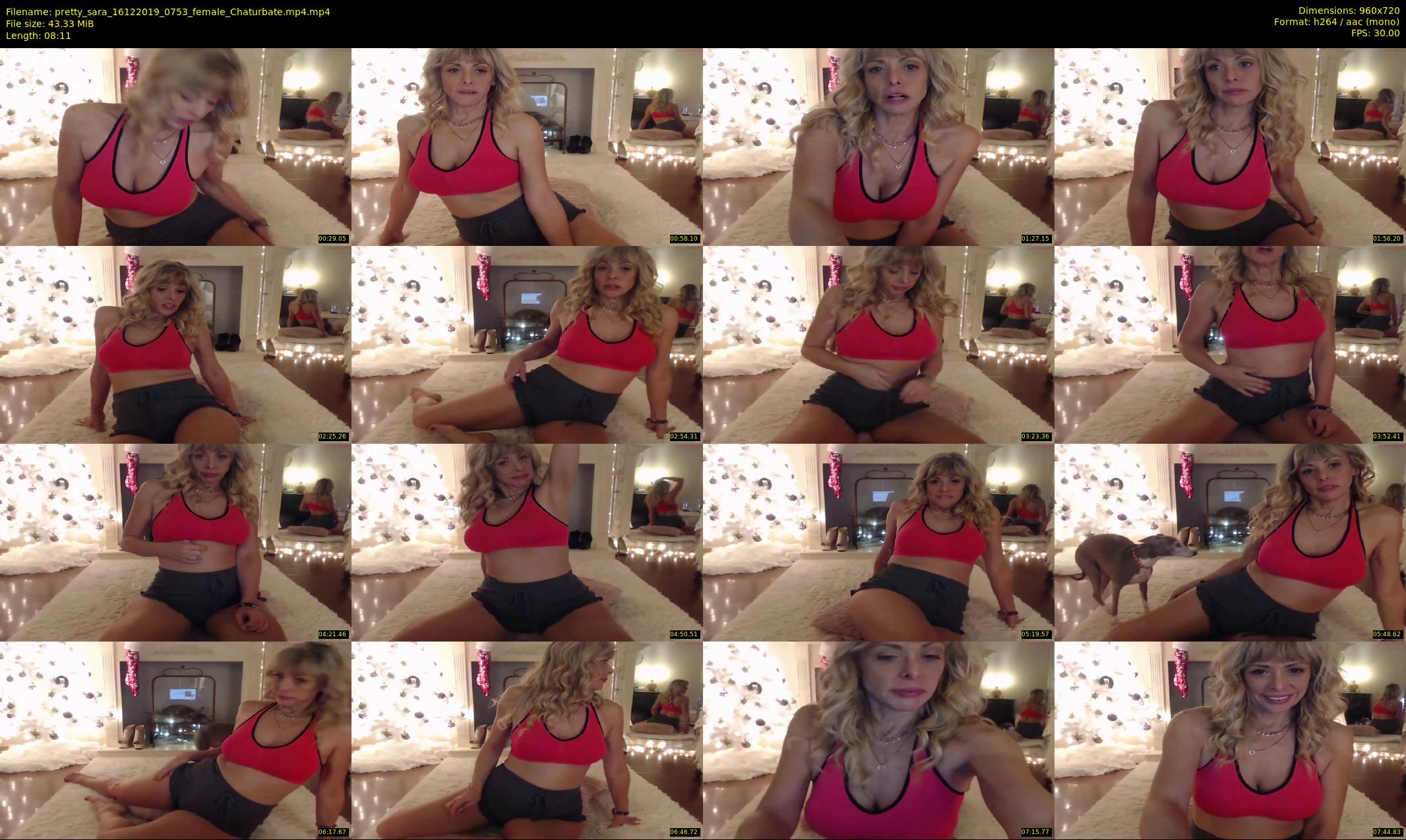 pretty_sara — 9 minute Chaturbate female cam show recording, 720p, Dec 16, 2019