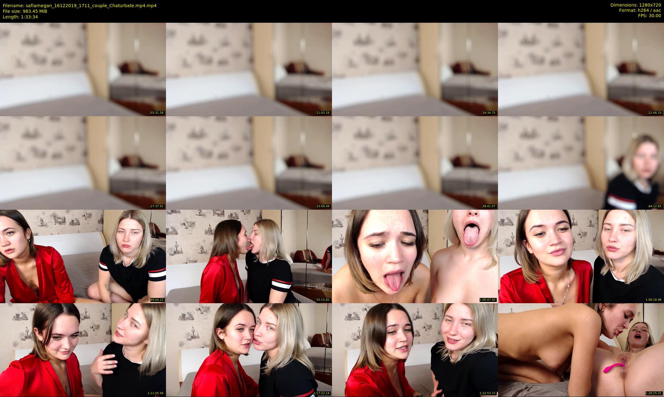 safiamegan — 94 minute Chaturbate couple cam show recording, 720p, Dec 16, 2019