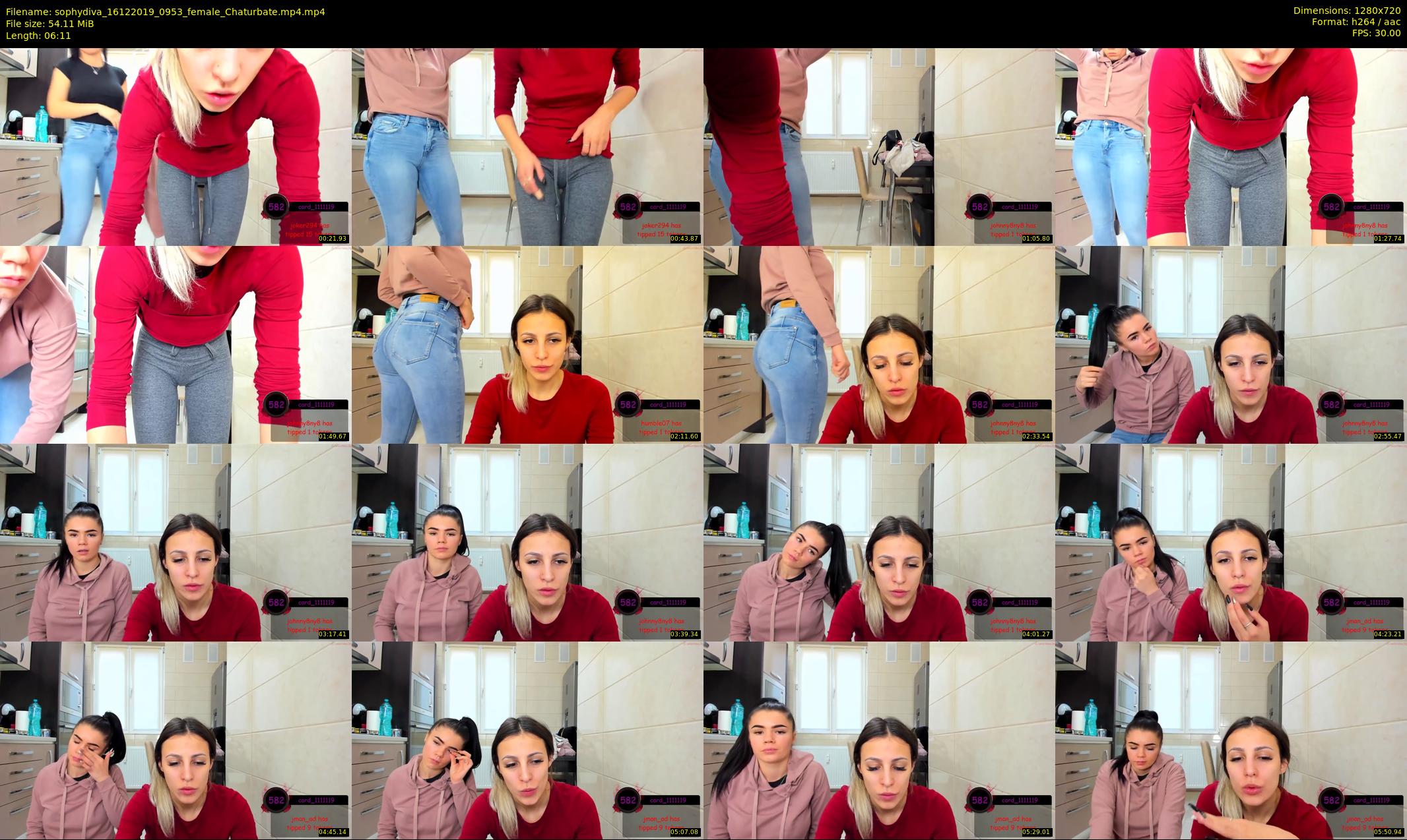 sophydiva — 7 minute Chaturbate female cam show recording, 720p, Dec 16, 2019