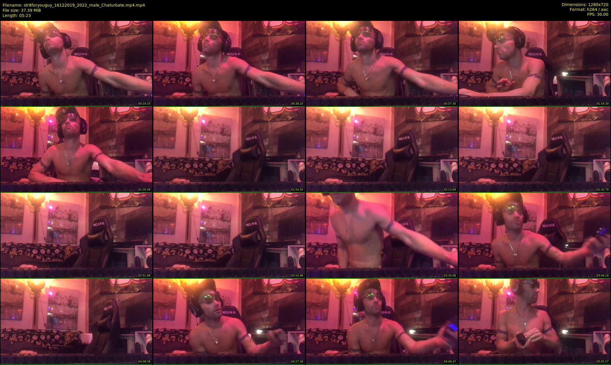str8foryouguy — 6 minute Chaturbate male cam show recording, 720p, Dec 16, 2019