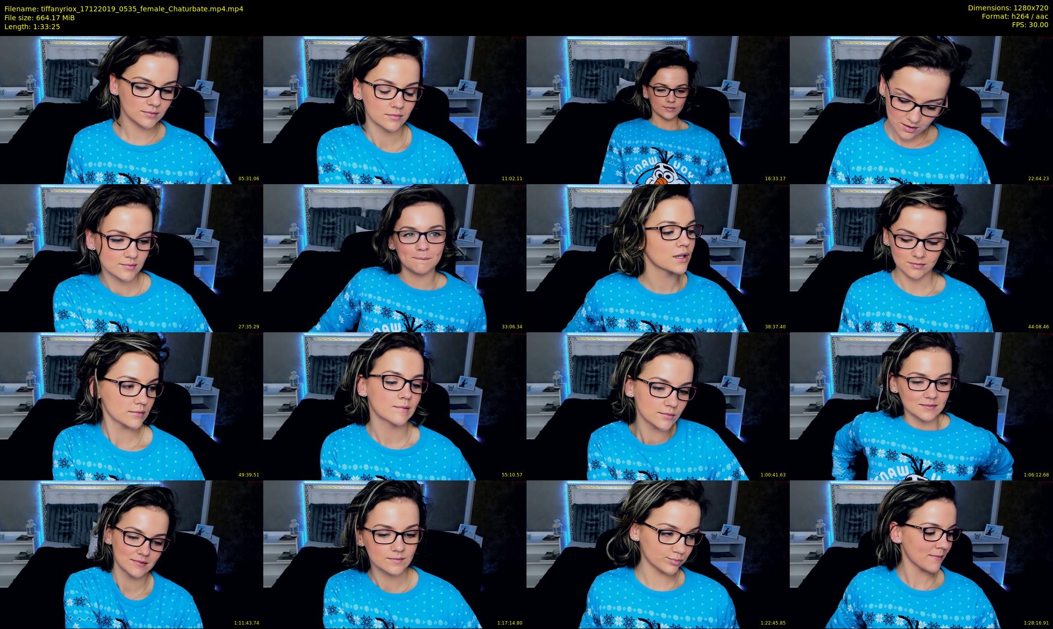 tiffanyriox — 94 minute Chaturbate female cam show recording, 720p, Dec 17, 2019