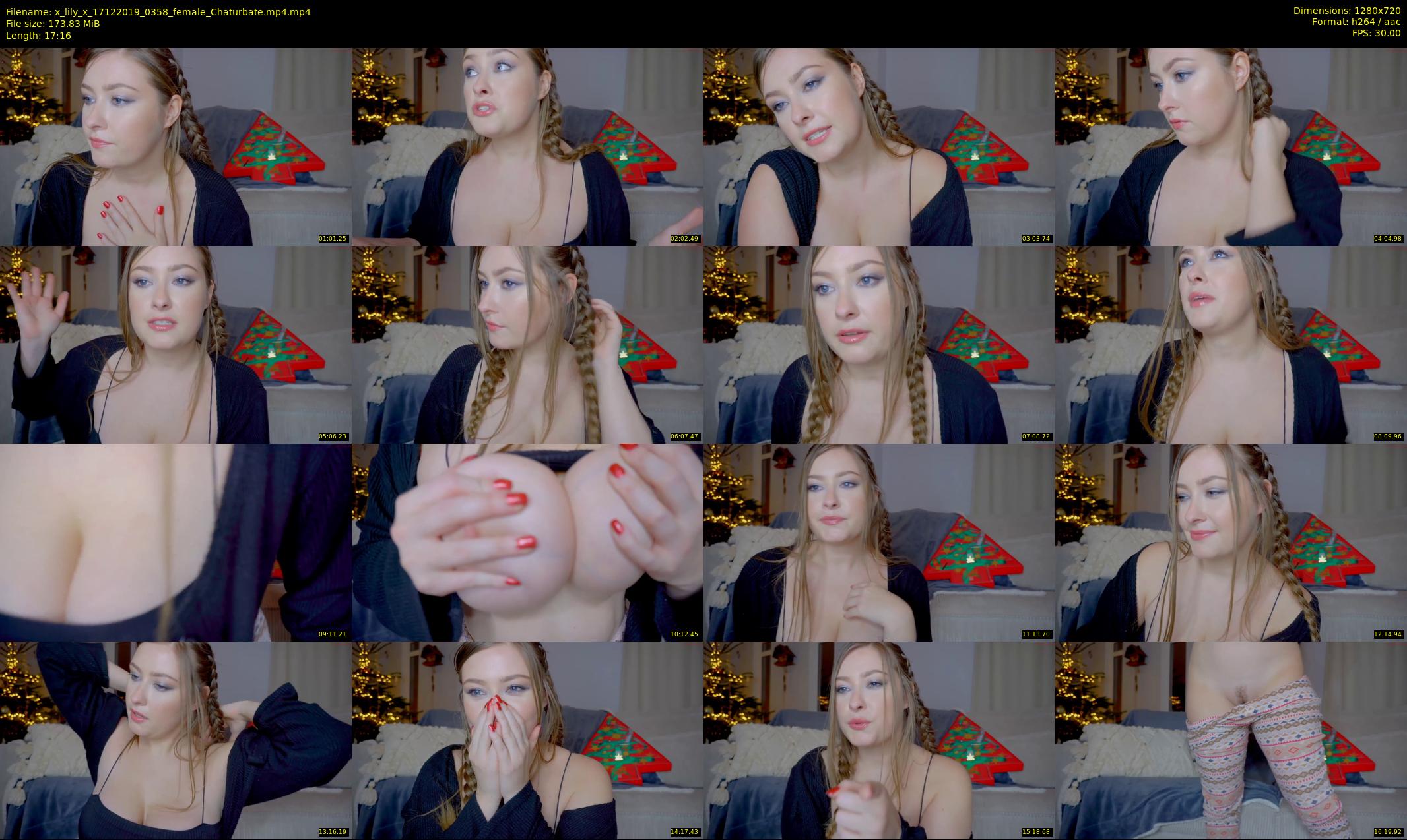 x_lily_x — 18 minute Chaturbate female cam show recording, 720p, Dec 17, 2019