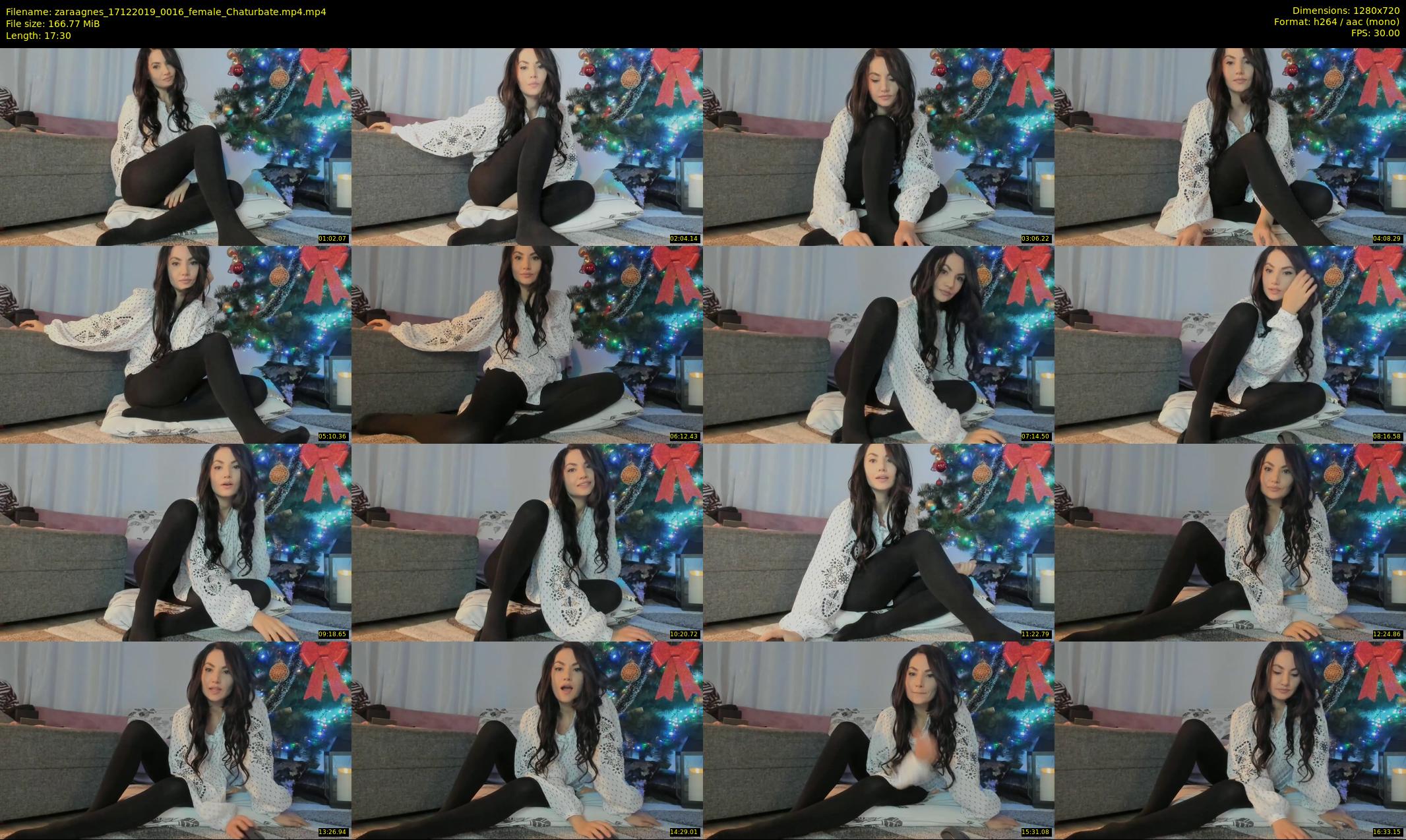 zaraagnes — 18 minute Chaturbate female cam show recording, 720p, Dec 17, 2019