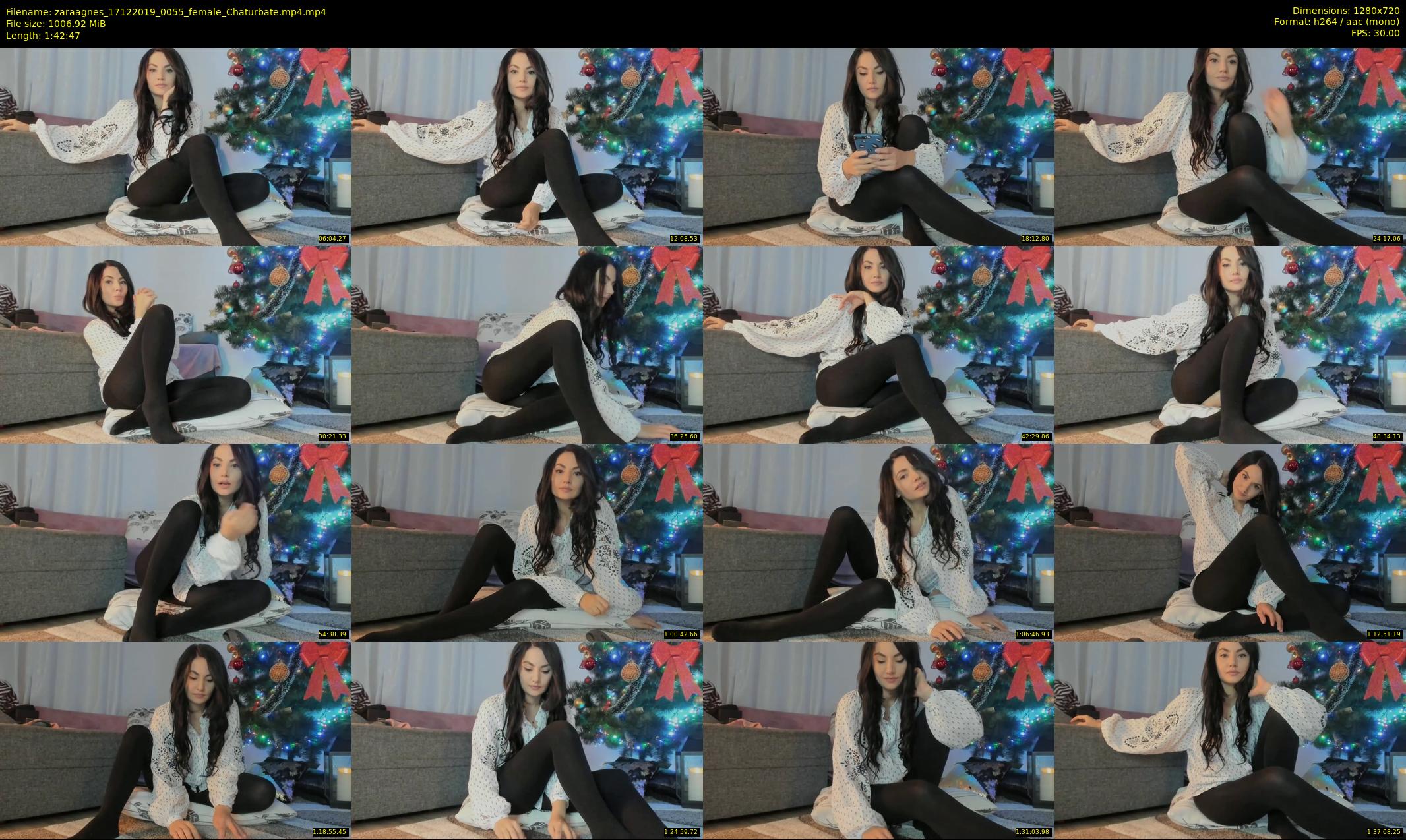 zaraagnes — 103 minute Chaturbate female cam show recording, 720p, Dec 17, 2019