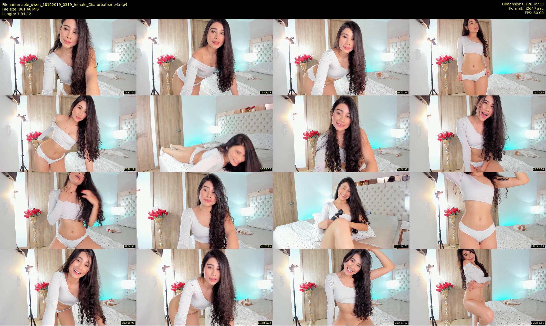abie_owen — 95 minute Chaturbate female cam show recording, 720p, Dec 18, 2019