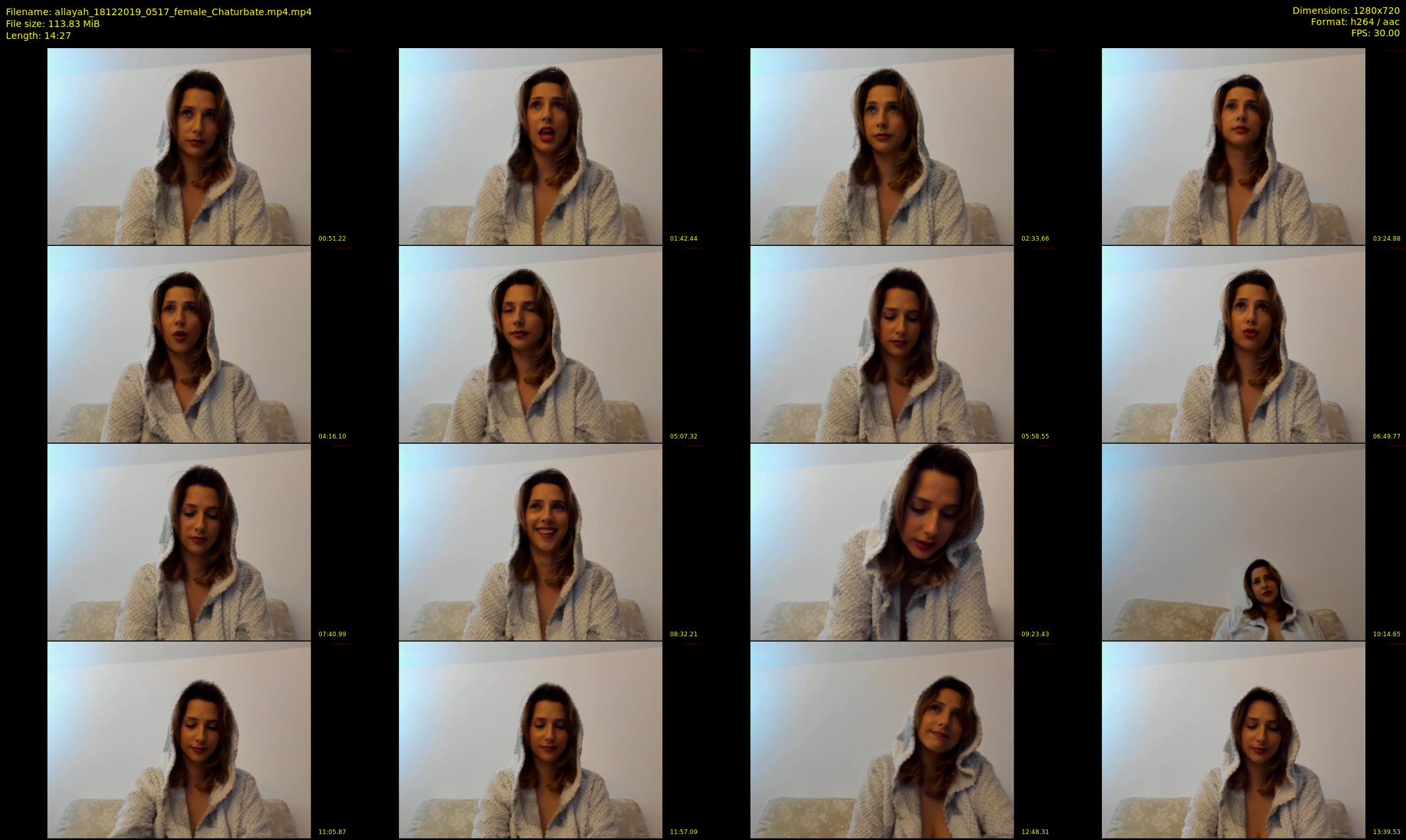 allayah — 15 minute Chaturbate female cam show recording, 720p, Dec 18, 2019