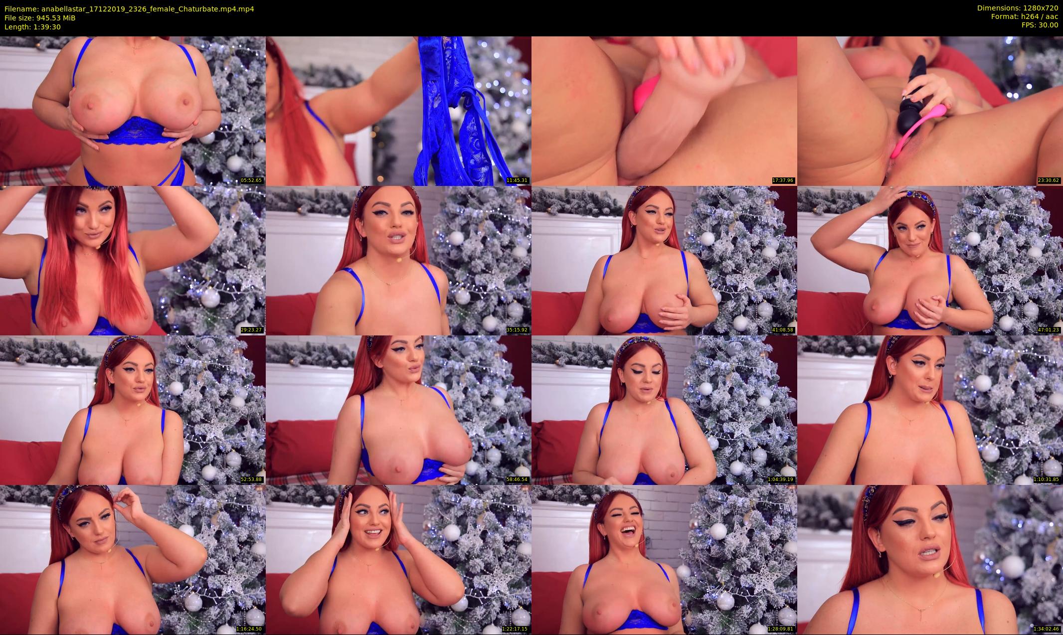 anabellastar — 100 minute Chaturbate female cam show recording, 720p, Dec 17, 2019