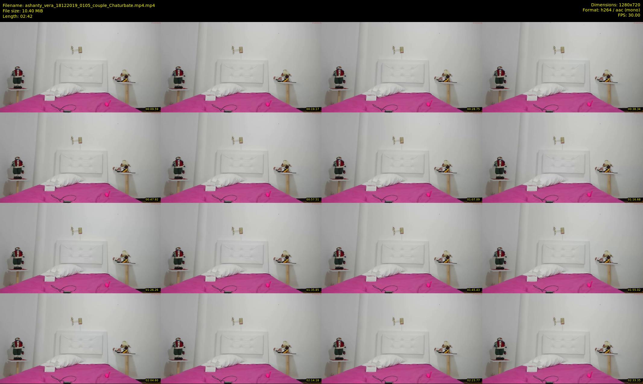 ashanty_vera — 3 minute Chaturbate couple cam show recording, 720p, Dec 18, 2019