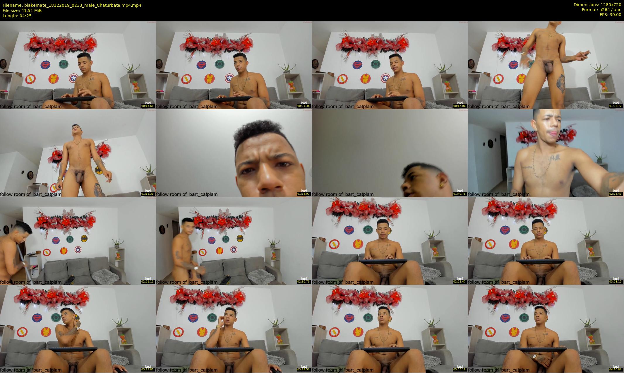 blakemate — 5 minute Chaturbate male cam show recording, 720p, Dec 18, 2019