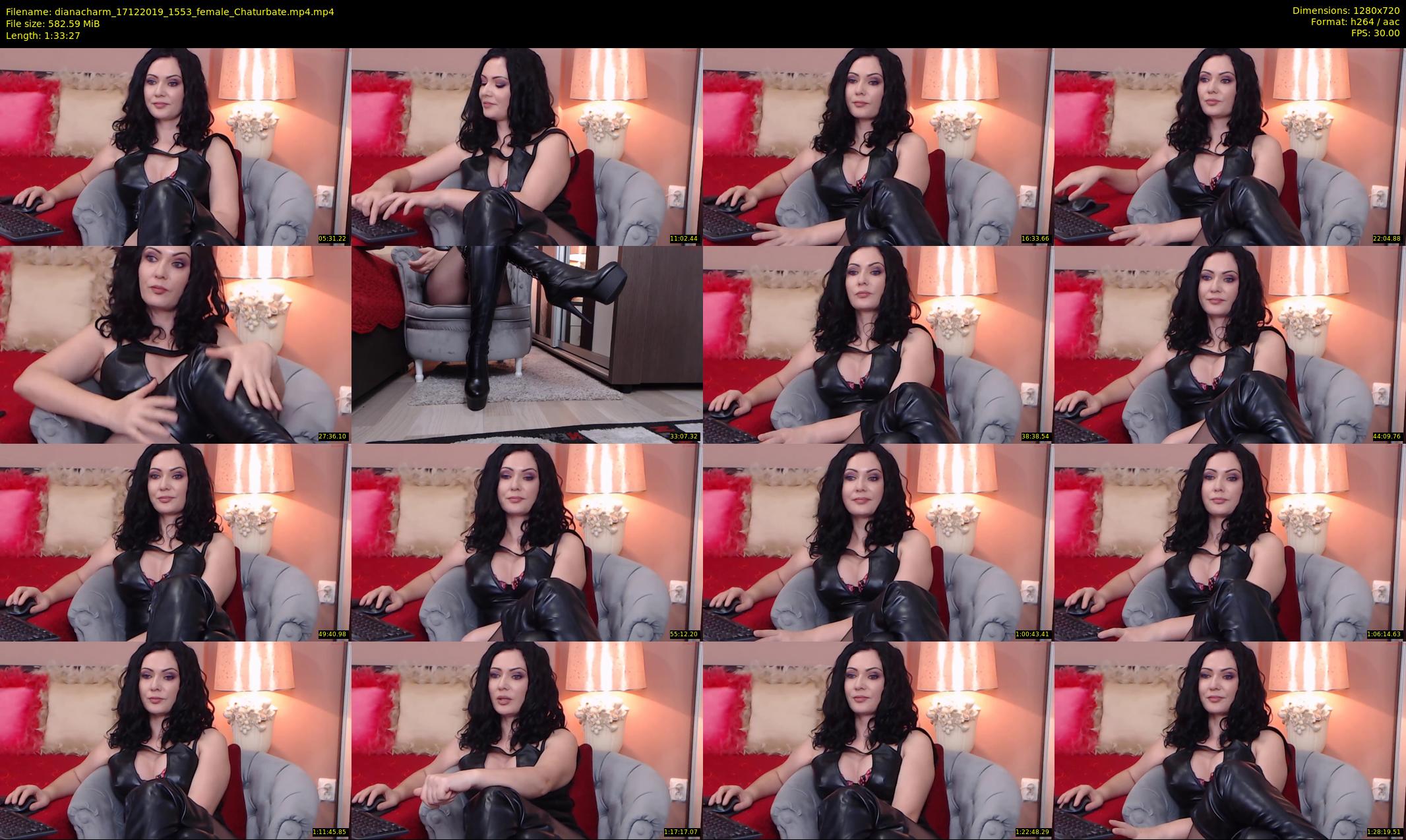 dianacharm — 94 minute Chaturbate female cam show recording, 720p, Dec 17, 2019