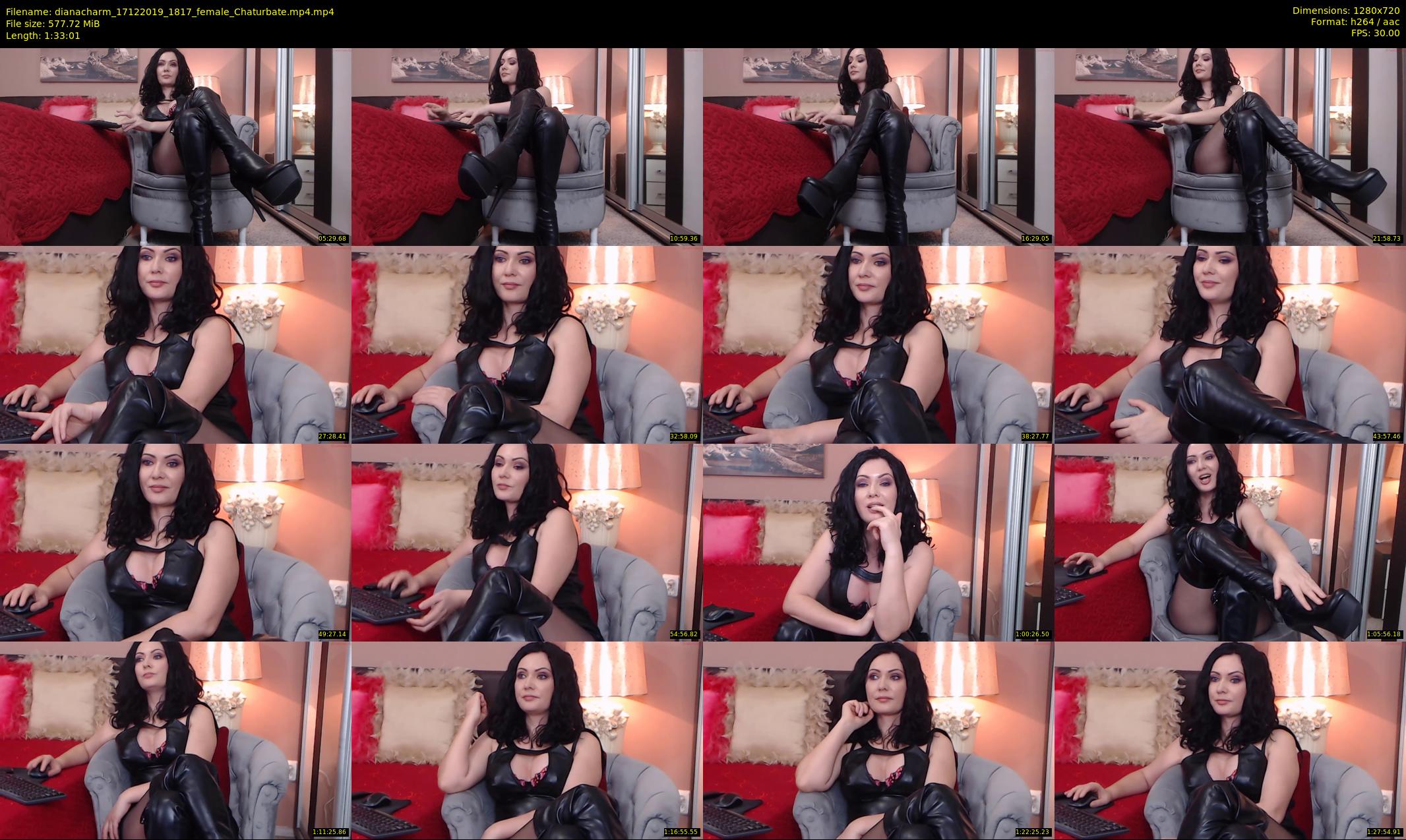 dianacharm — 94 minute Chaturbate female cam show recording, 720p, Dec 17, 2019