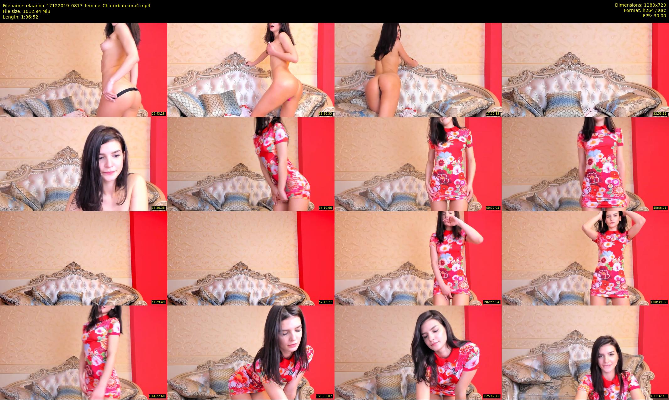 elaanna — 97 minute Chaturbate female cam show recording, 720p, Dec 17, 2019