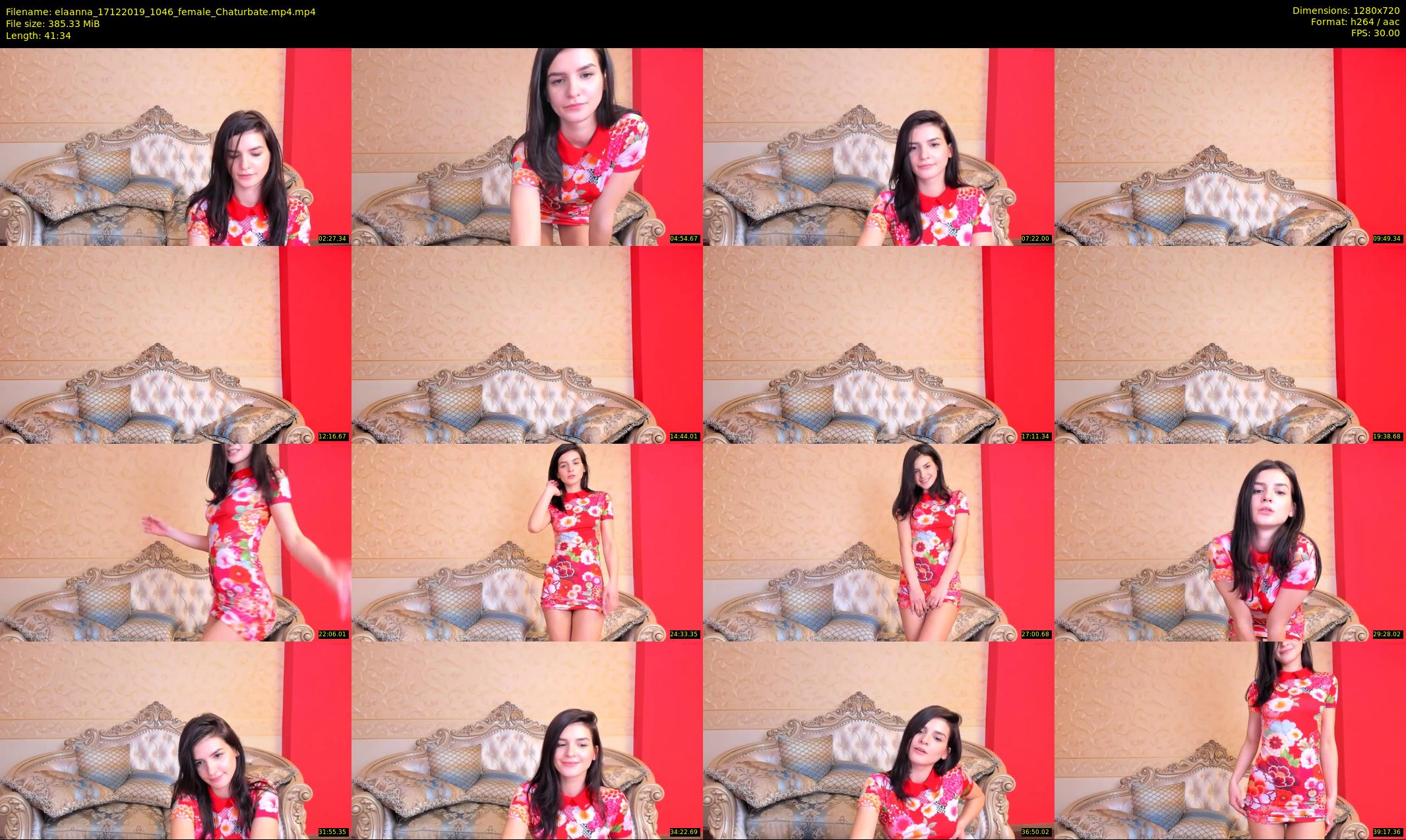 elaanna — 42 minute Chaturbate female cam show recording, 720p, Dec 17, 2019