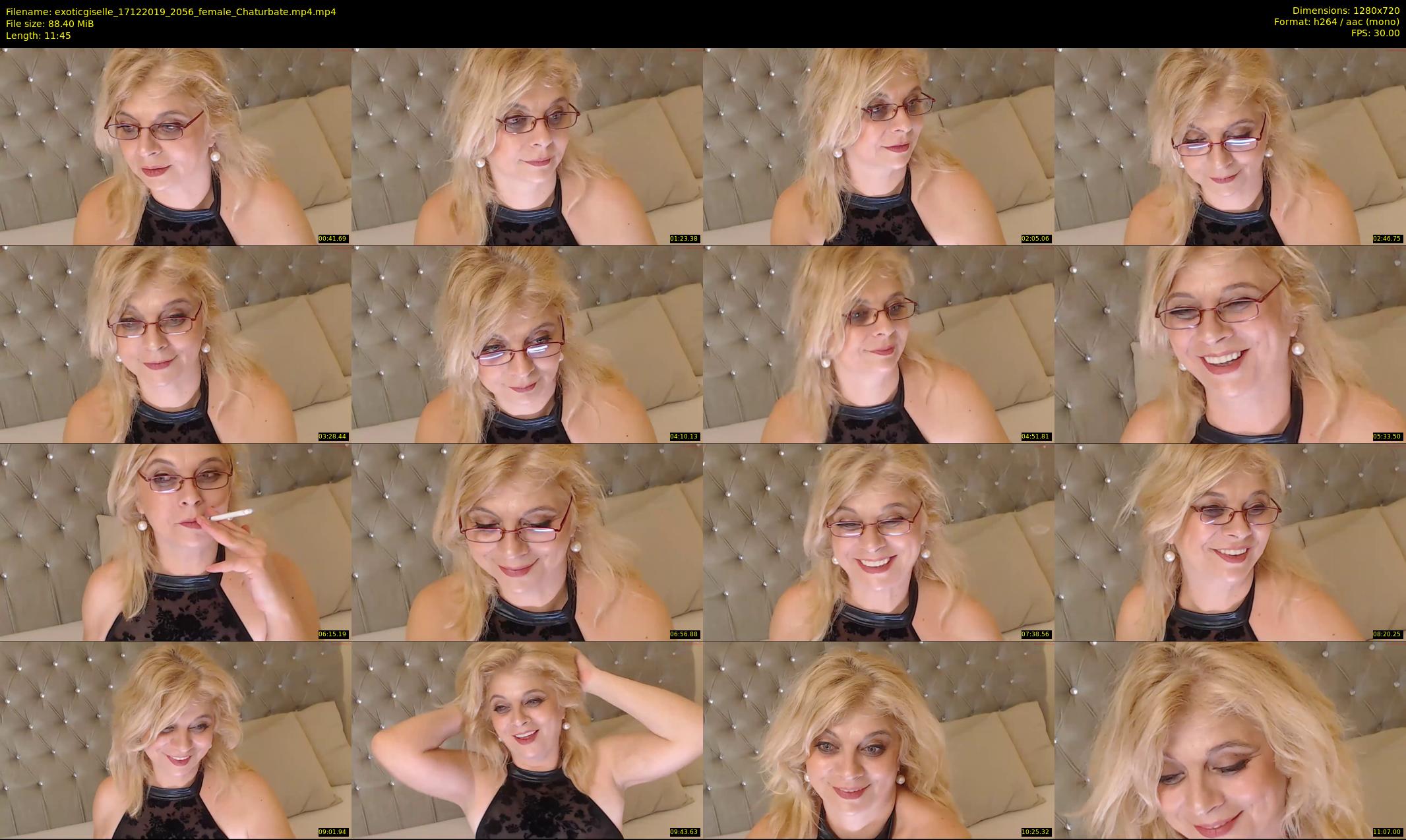 exoticgiselle — 12 minute Chaturbate female cam show recording, 720p, Dec 17, 2019