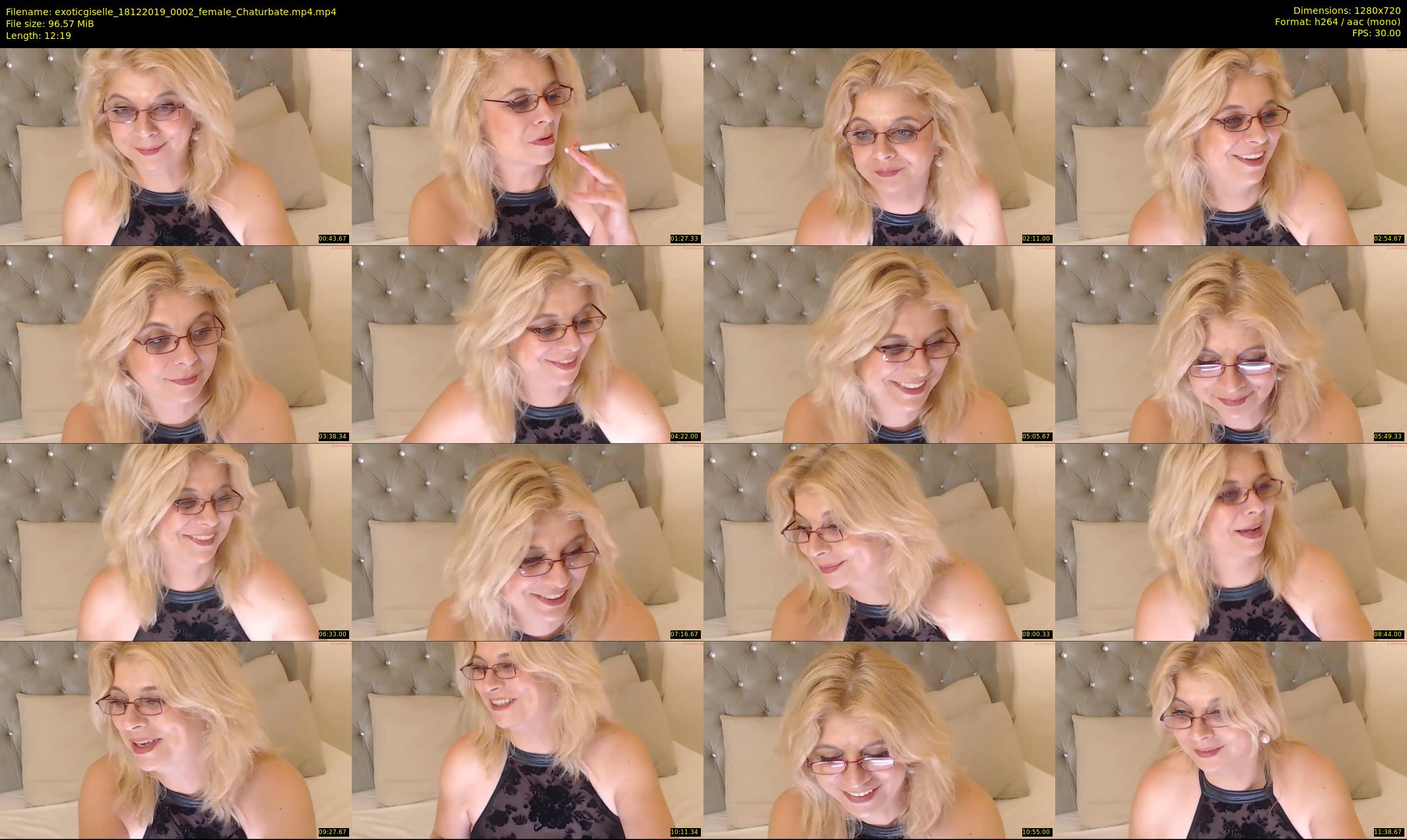 exoticgiselle — 13 minute Chaturbate female cam show recording, 720p, Dec 18, 2019