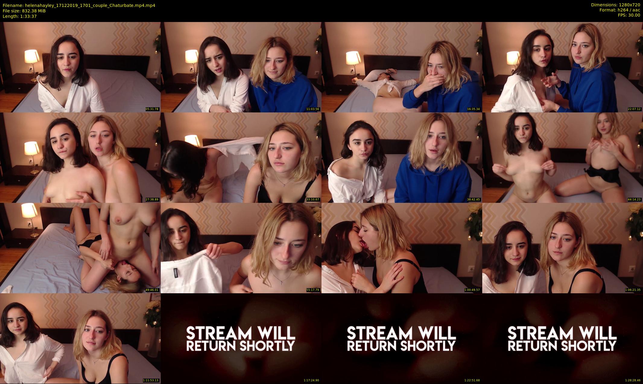 helenahayley — 94 minute Chaturbate female cam show recording, 720p, Dec 17, 2019