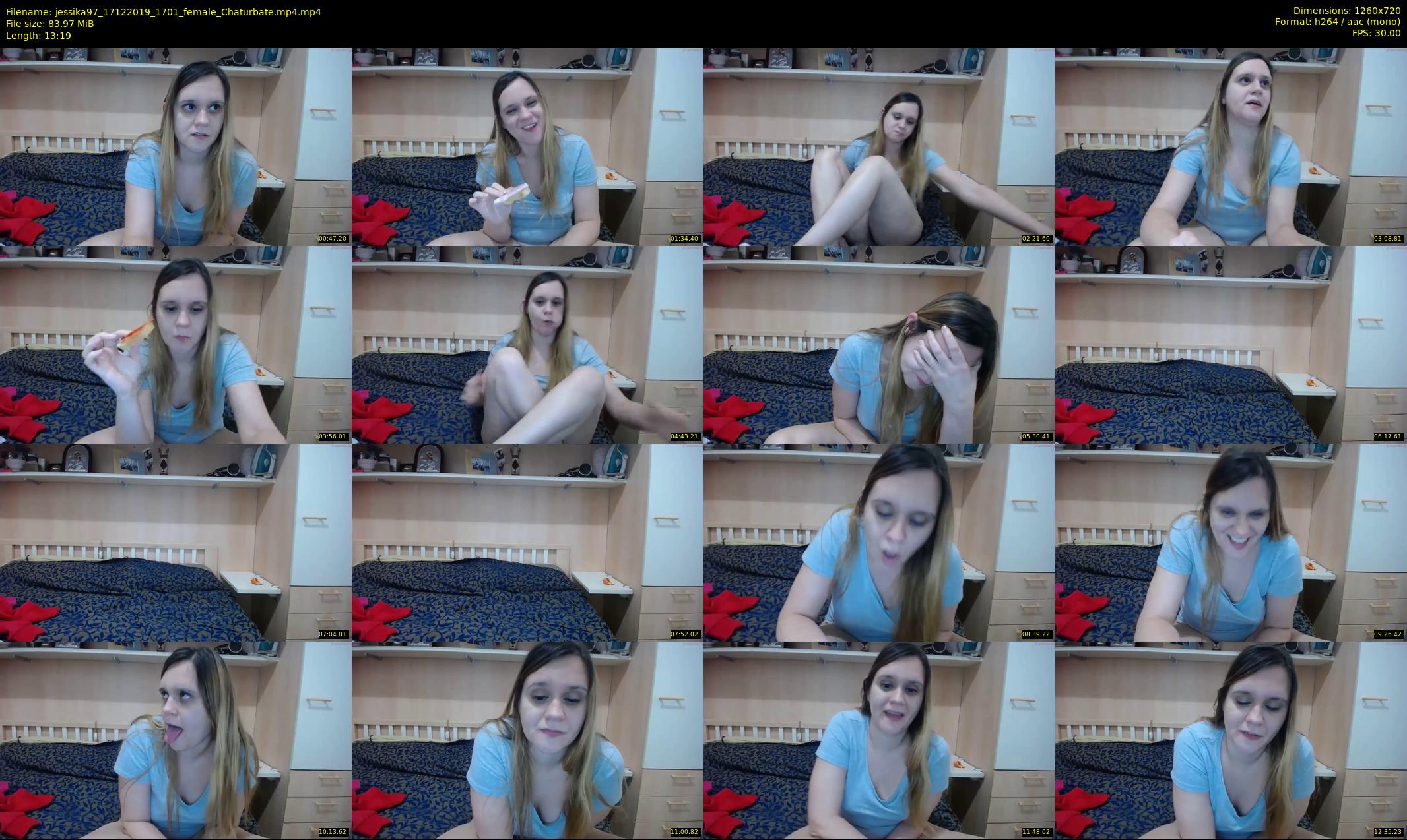 jessika97 — 14 minute Chaturbate female cam show recording, 720p, Dec 17, 2019