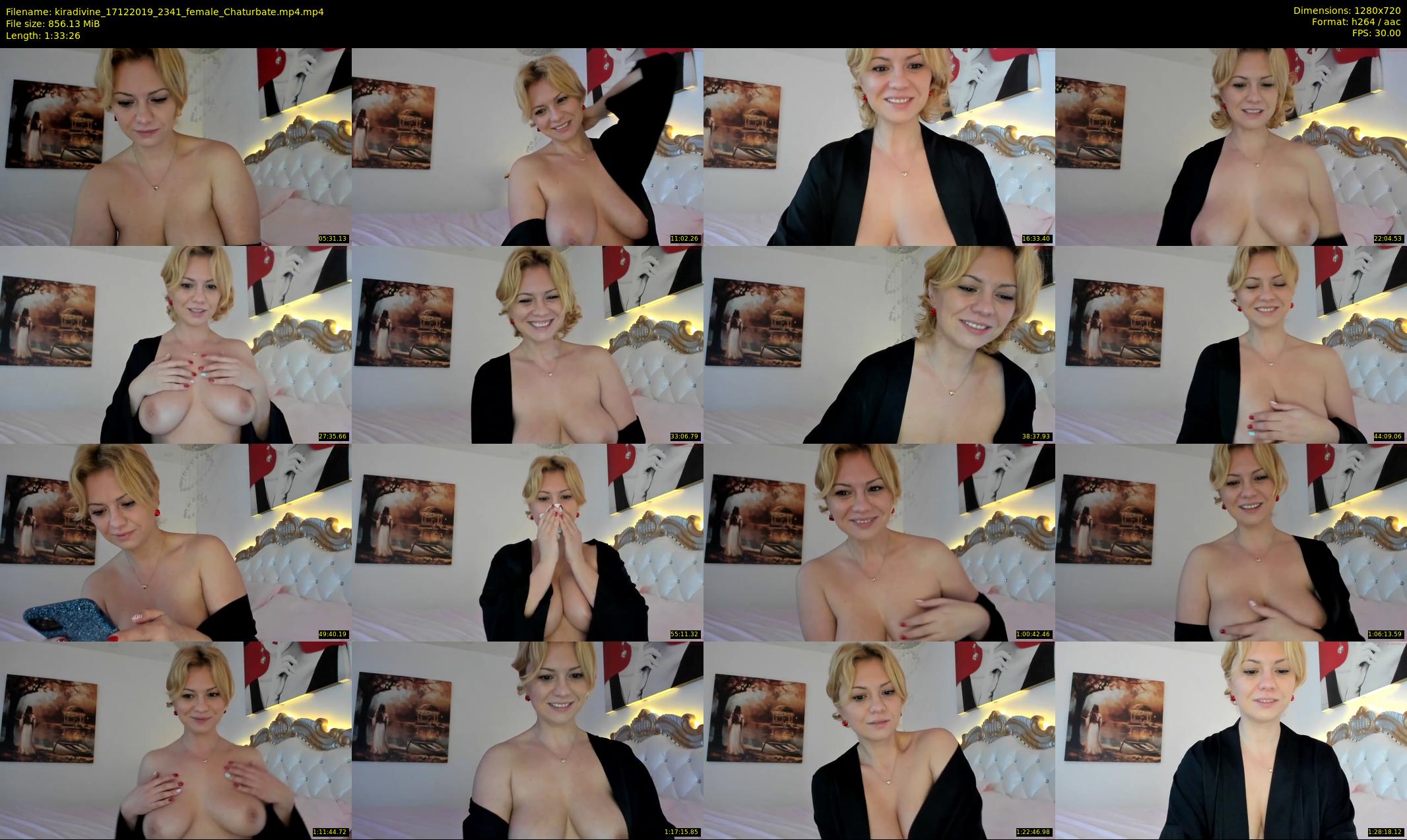 kiradivine — 94 minute Chaturbate female cam show recording, 720p, Dec 17, 2019