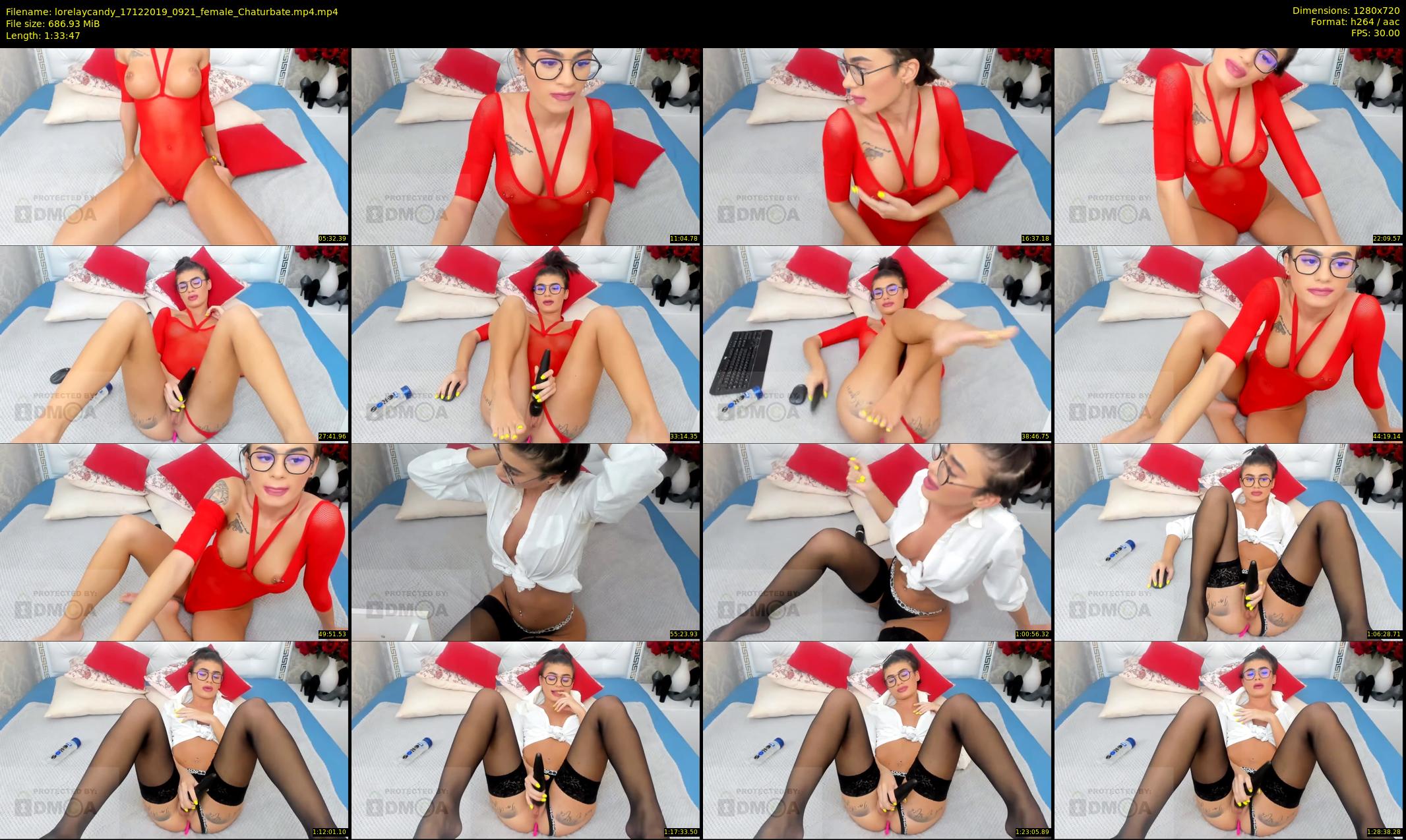 lorelaycandy — 94 minute Chaturbate female cam show recording, 720p, Dec 17, 2019