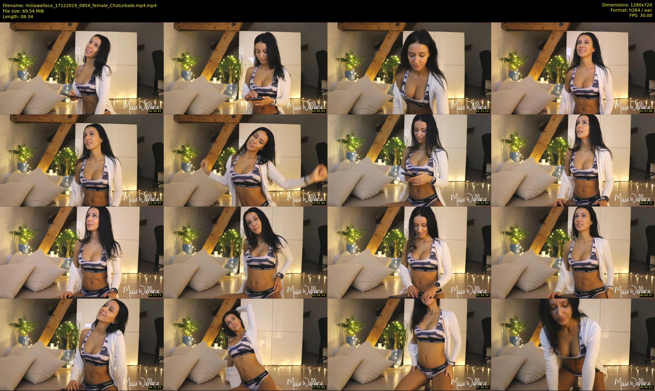 miiiawallace — 9 minute Chaturbate female cam show recording, 720p, Dec 17, 2019