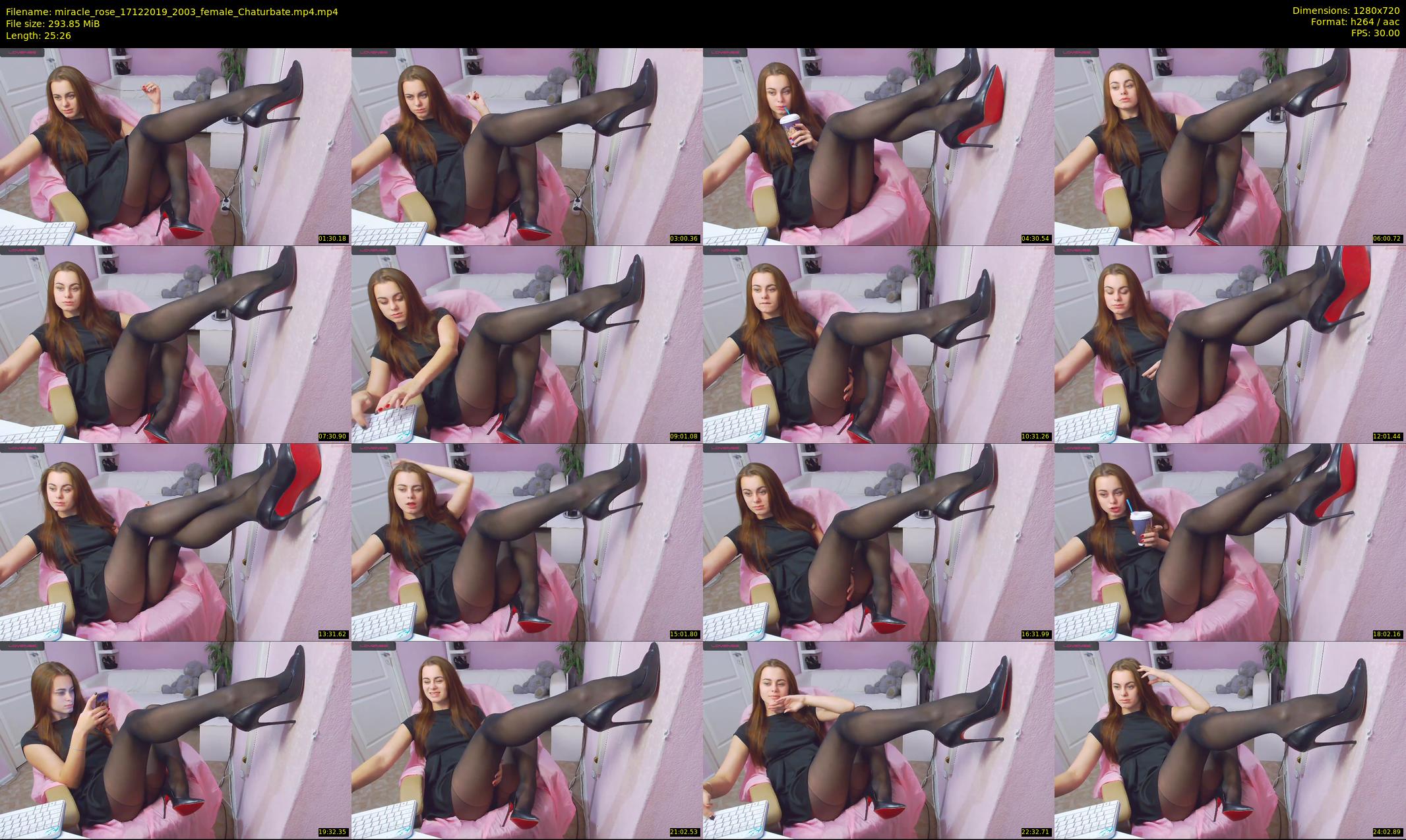 miracle_rose — 26 minute Chaturbate female cam show recording, 720p, Dec 17, 2019
