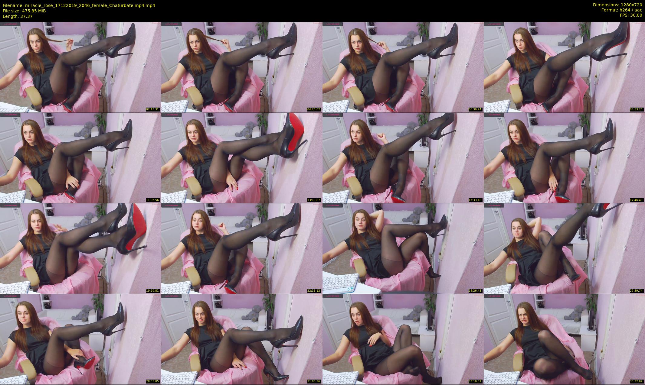 miracle_rose — 38 minute Chaturbate female cam show recording, 720p, Dec 17, 2019