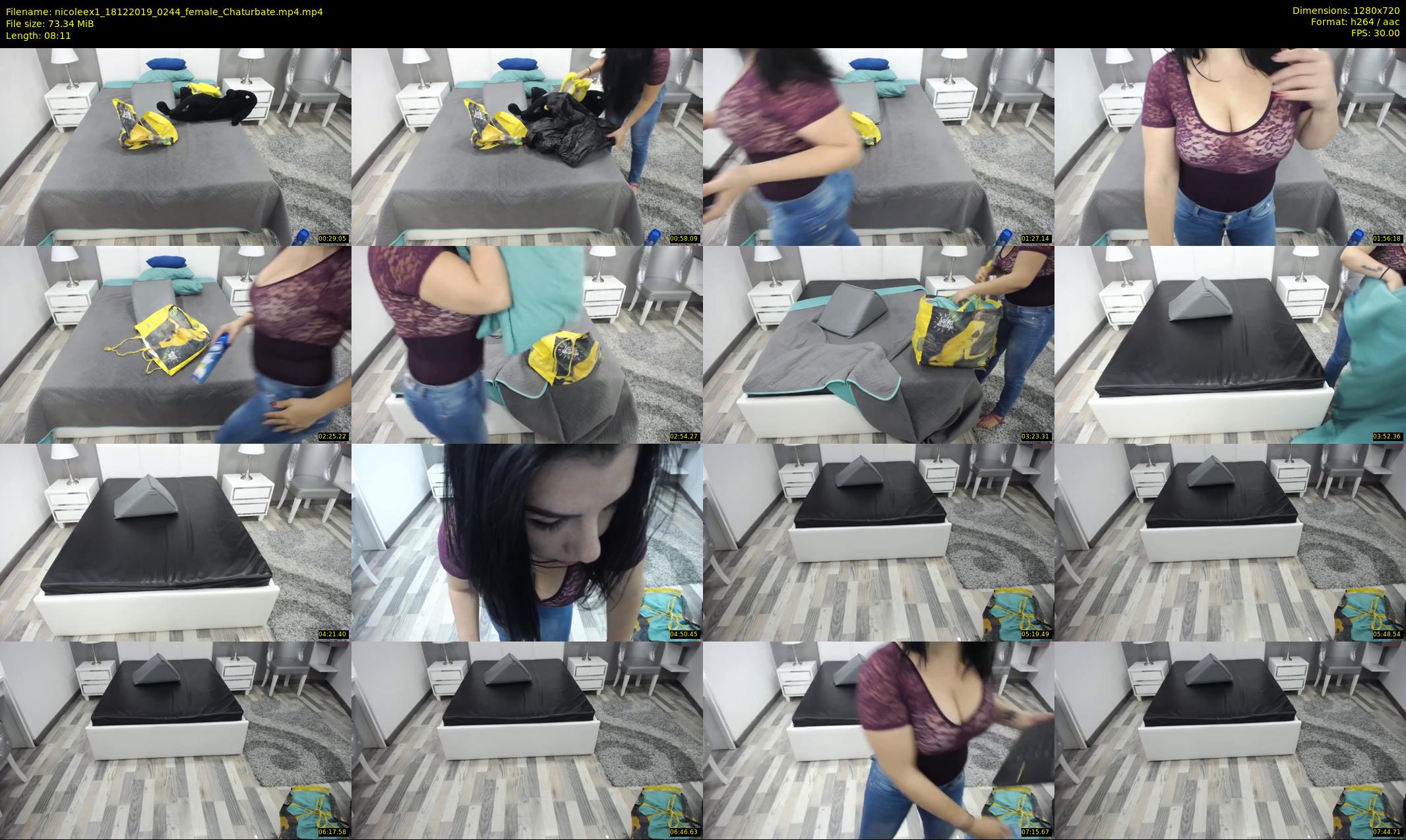 nicoleex1 — 9 minute Chaturbate female cam show recording, 720p, Dec 18, 2019