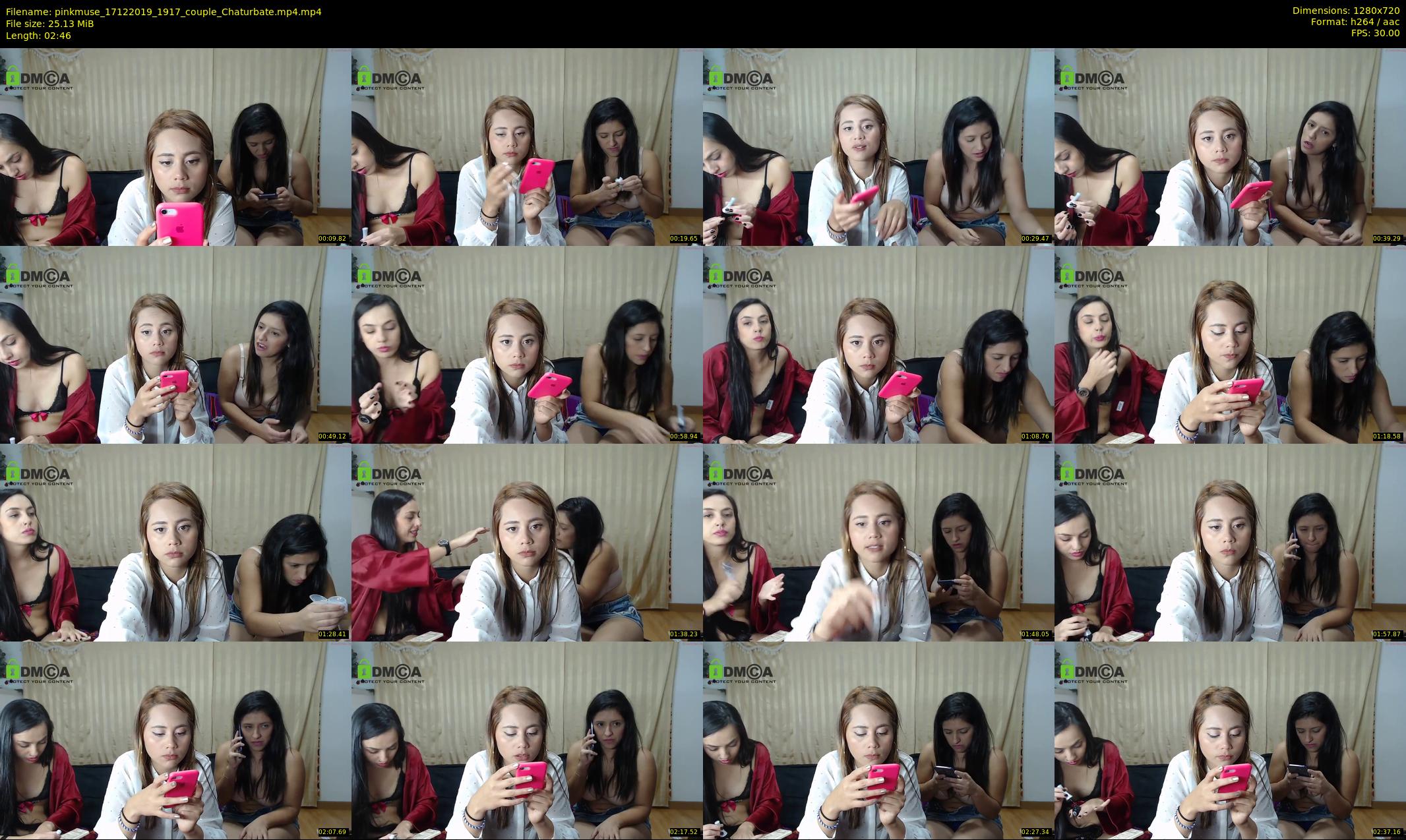 pinkmuse — 3 minute Chaturbate couple cam show recording, 720p, Dec 17, 2019