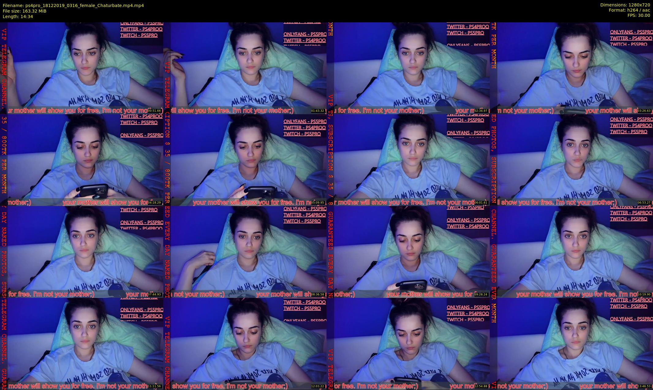 ps4pro — 15 minute Chaturbate female cam show recording, 720p, Dec 18, 2019