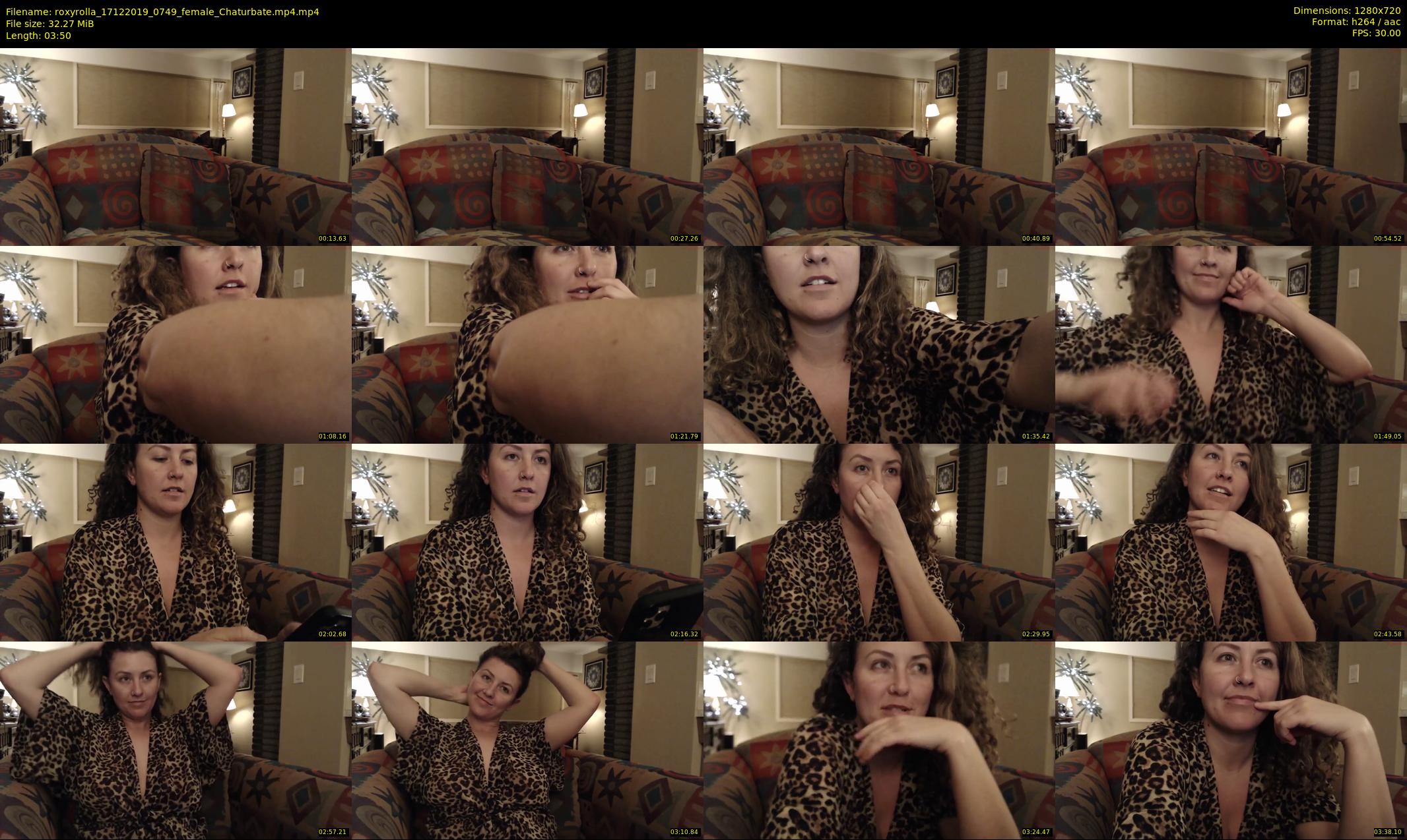 roxyrolla — 4 minute Chaturbate female cam show recording, 720p, Dec 17, 2019