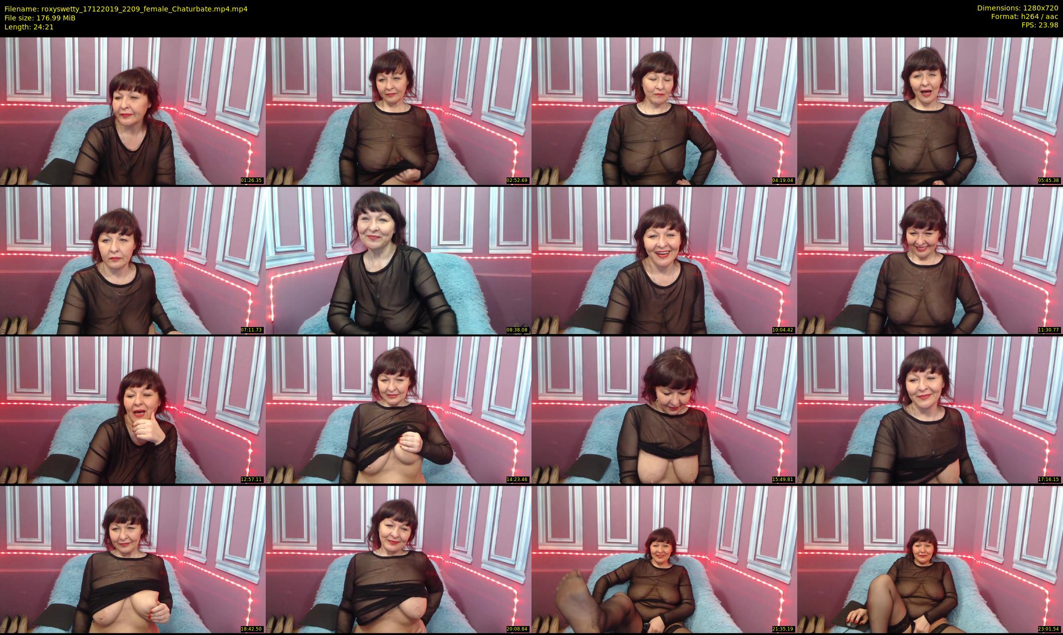 roxyswetty — 25 minute Chaturbate female cam show recording, 720p, Dec 17, 2019