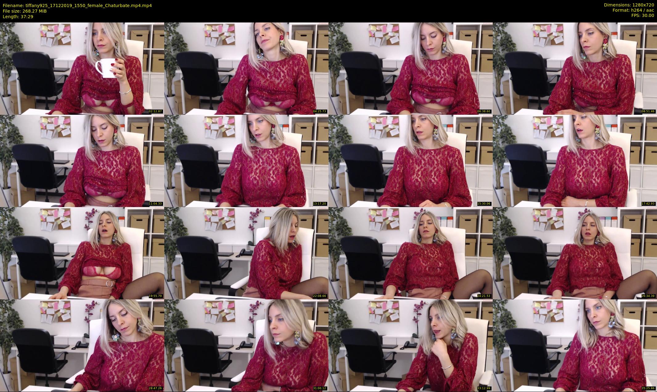 tiffany925 — 38 minute Chaturbate female cam show recording, 720p, Dec 17, 2019