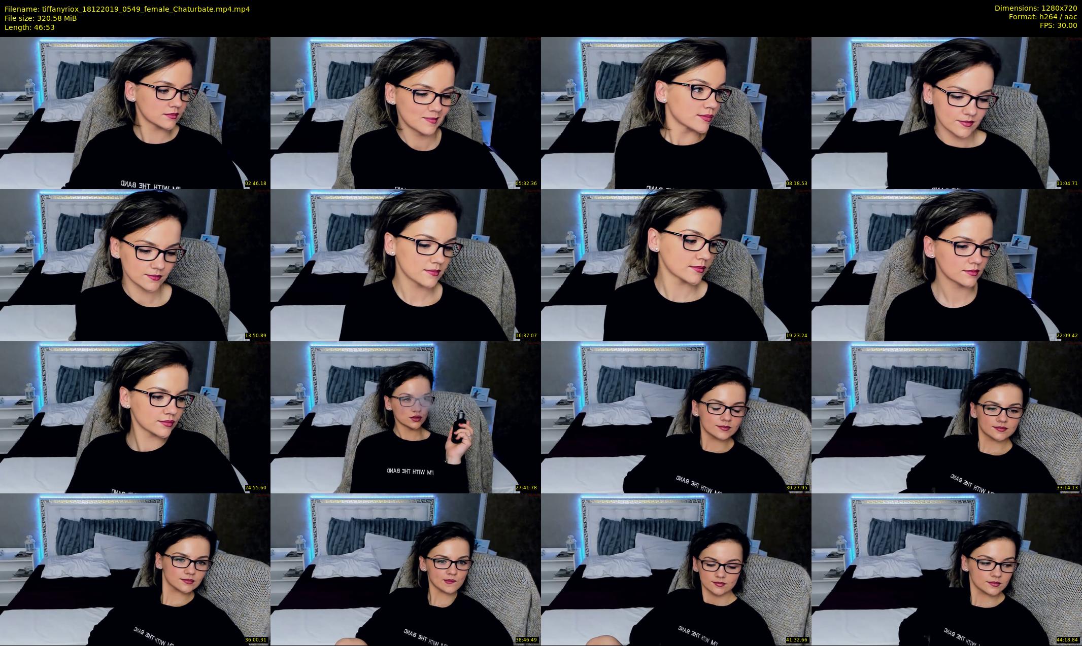 tiffanyriox — 47 minute Chaturbate female cam show recording, 720p, Dec 18, 2019