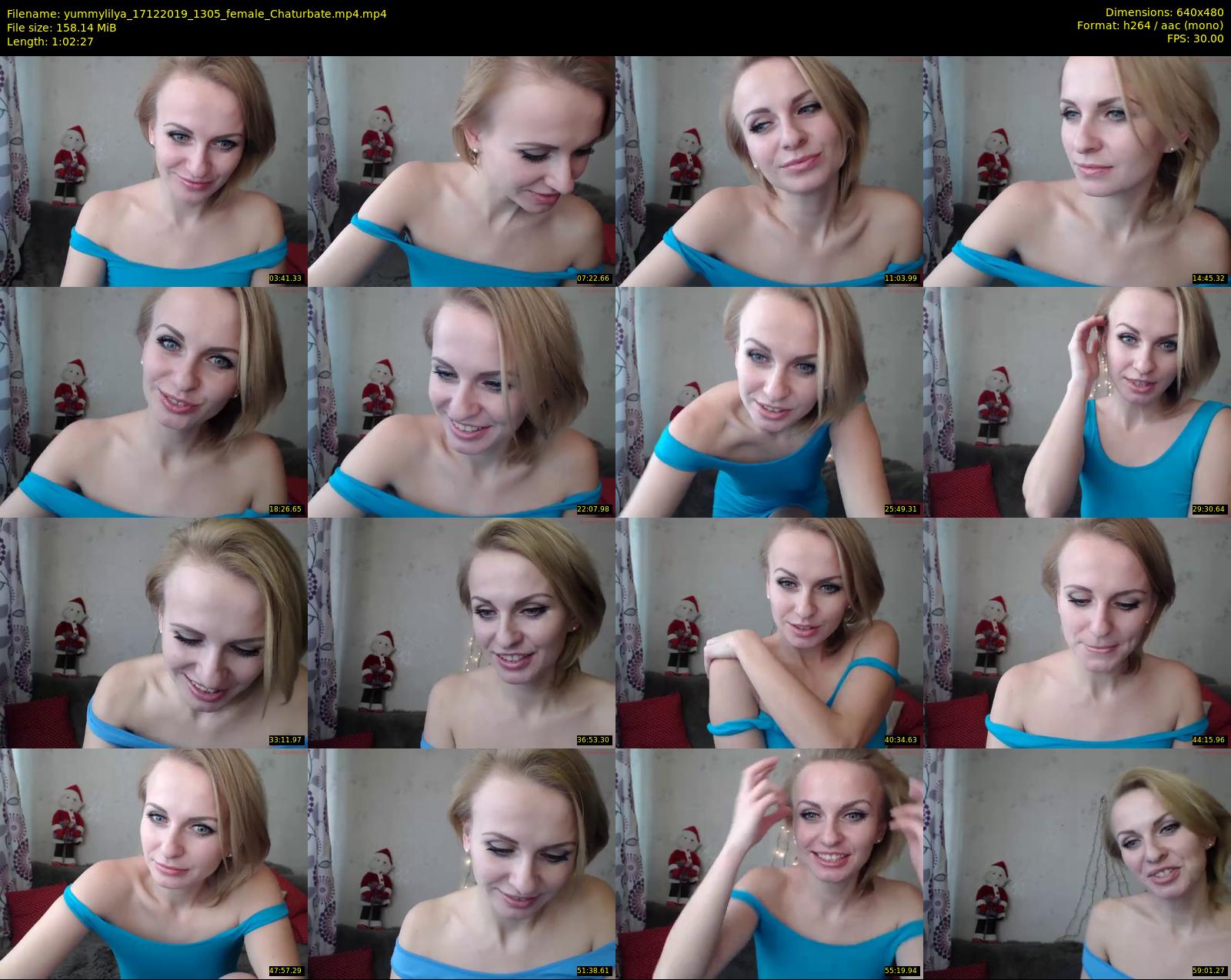 yummylilya — 63 minute Chaturbate female cam show recording, 480p, Dec 17, 2019