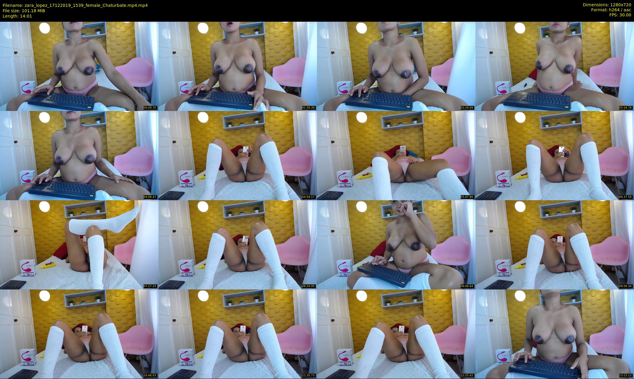 zara_lopez — 15 minute Chaturbate female cam show recording, 720p, Dec 17, 2019