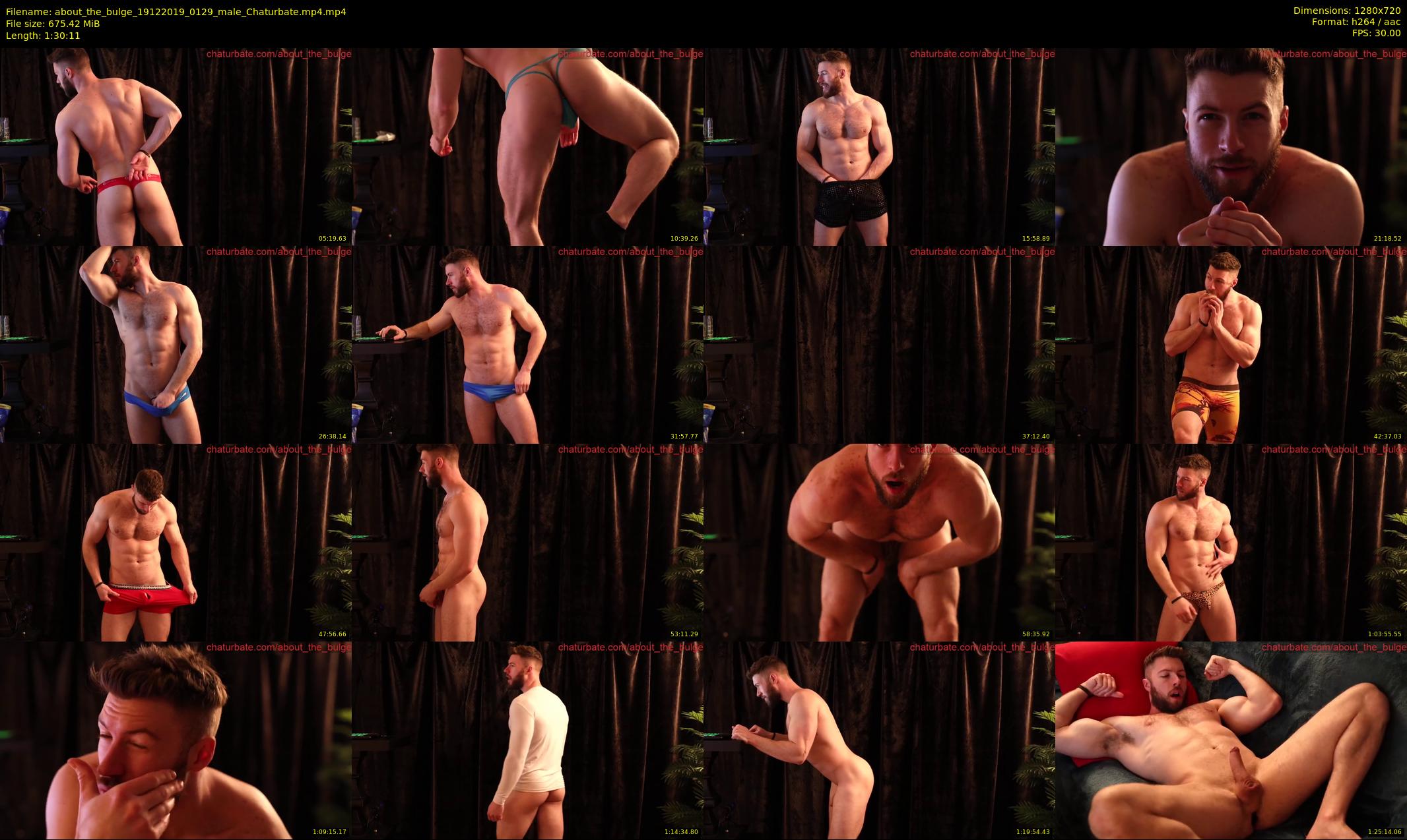 about_the_bulge — 91 minute Chaturbate male cam show recording, 720p, Dec 19, 2019