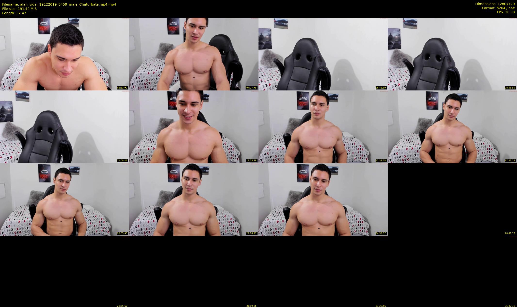alan_vidal — 38 minute Chaturbate male cam show recording, 720p, Dec 19, 2019