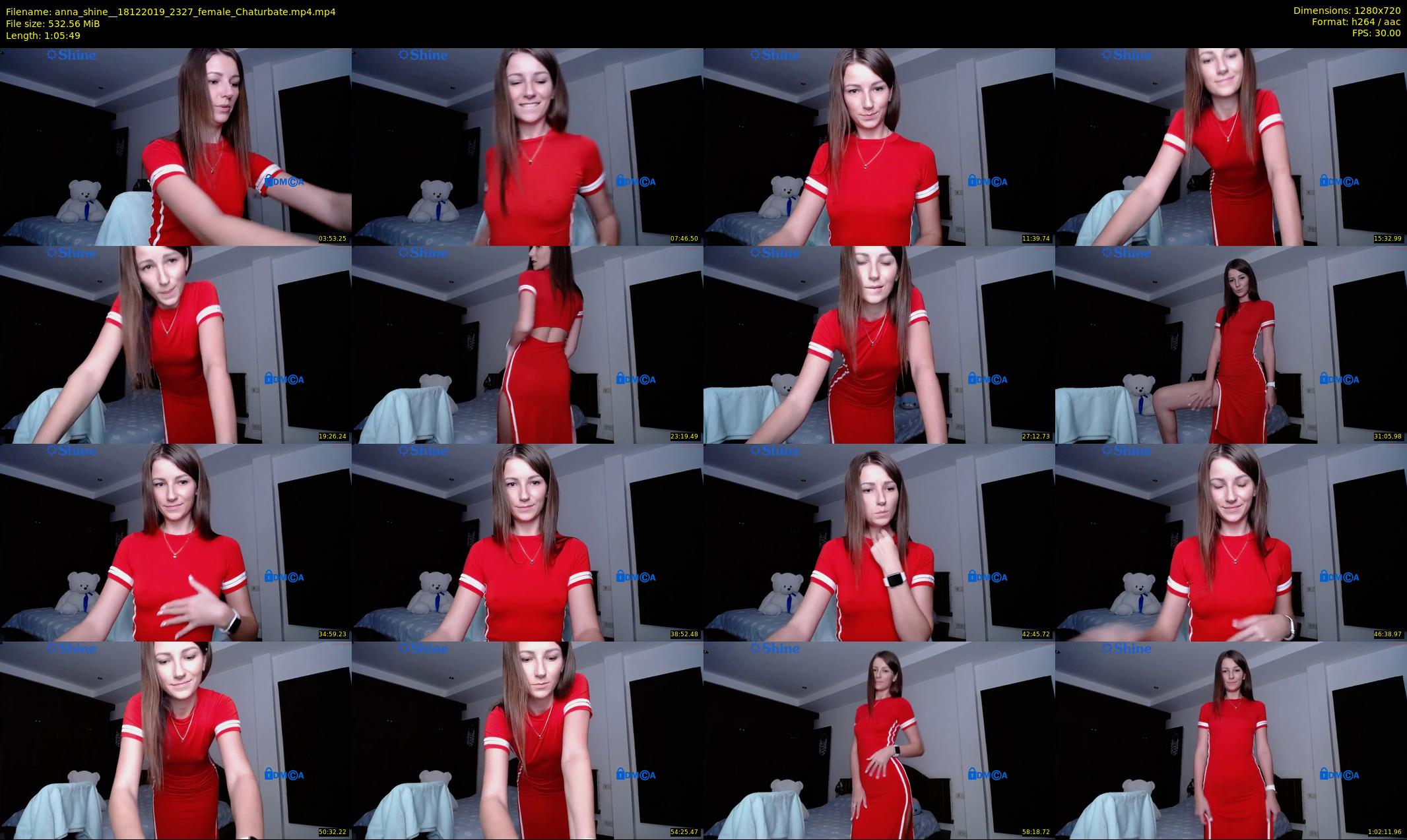 anna_shine_ — 66 minute Chaturbate female cam show recording, 720p, Dec 18, 2019