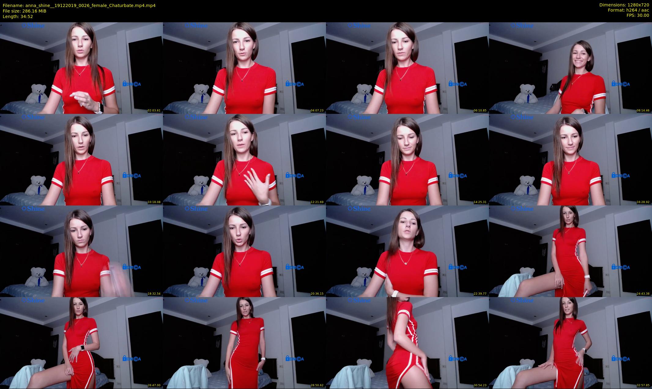 anna_shine_ — 35 minute Chaturbate female cam show recording, 720p, Dec 19, 2019